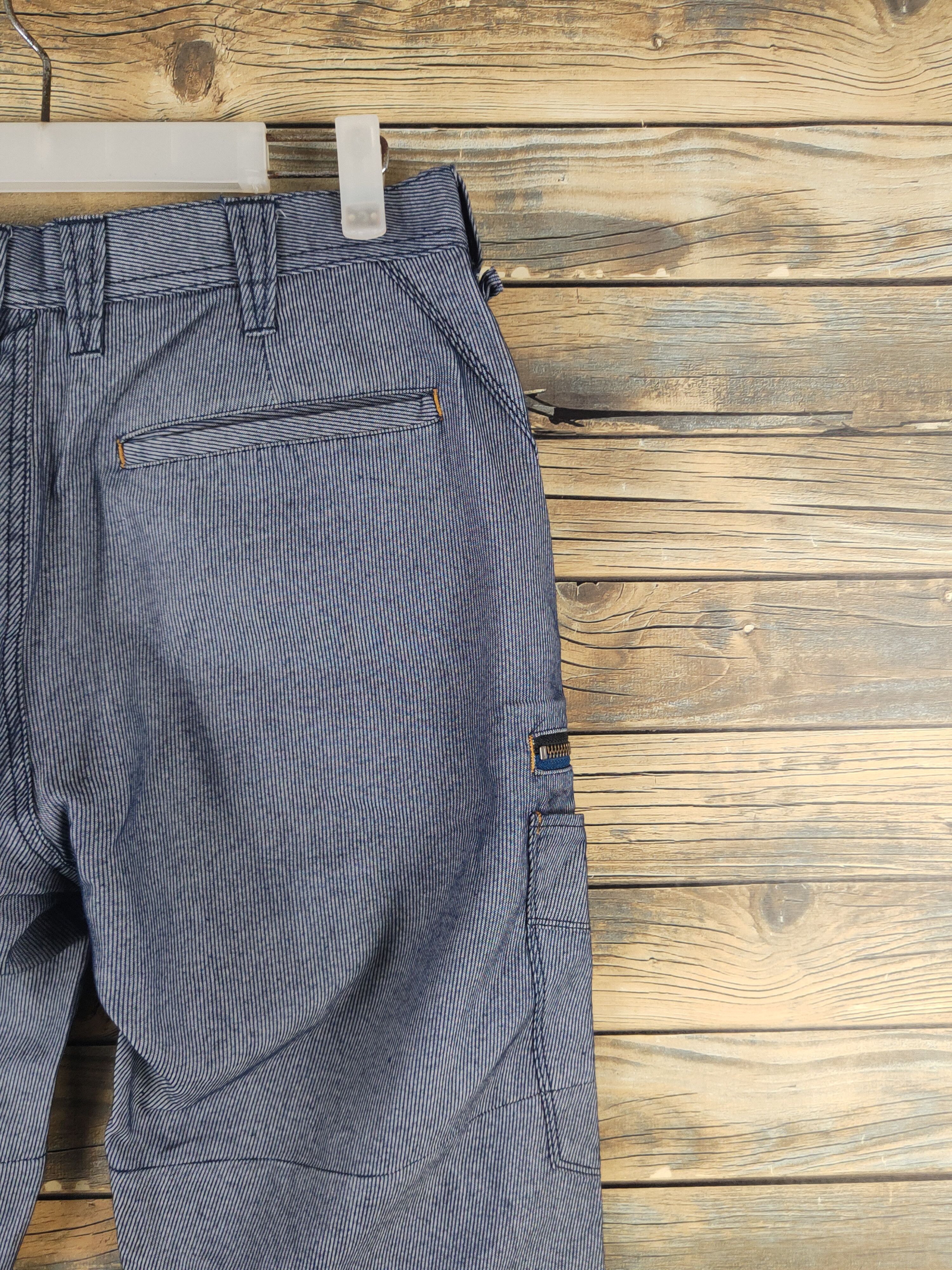 Japanese Brand DL G.ground Blue Multipocket Cargo Pants #46-281T Size US 30 / EU 46 - 11 Thumbnail