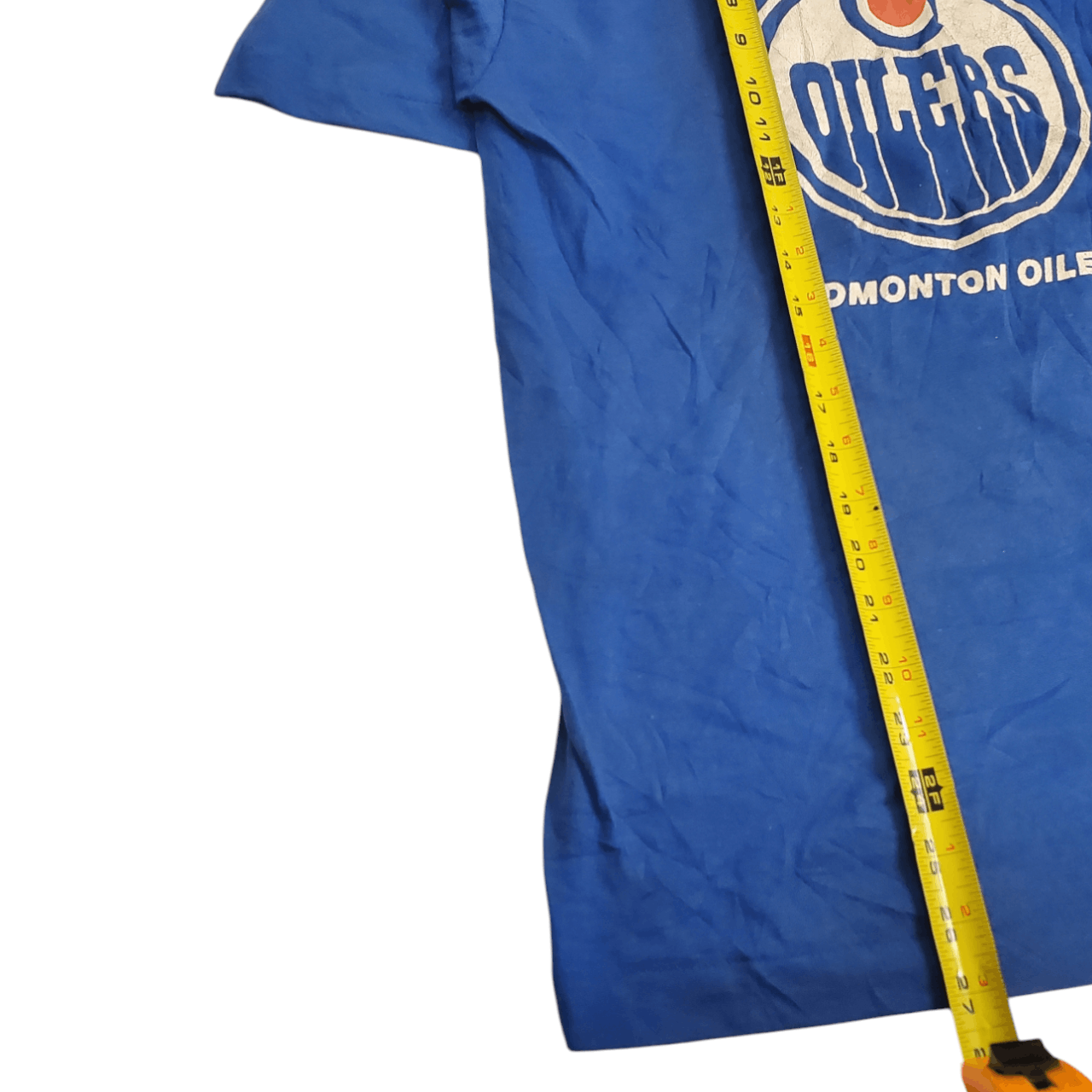NHL × Vintage 90s NHL Edmonton Oilers T-Shirt Size US M / EU 48-50 / 2 - 6 Thumbnail