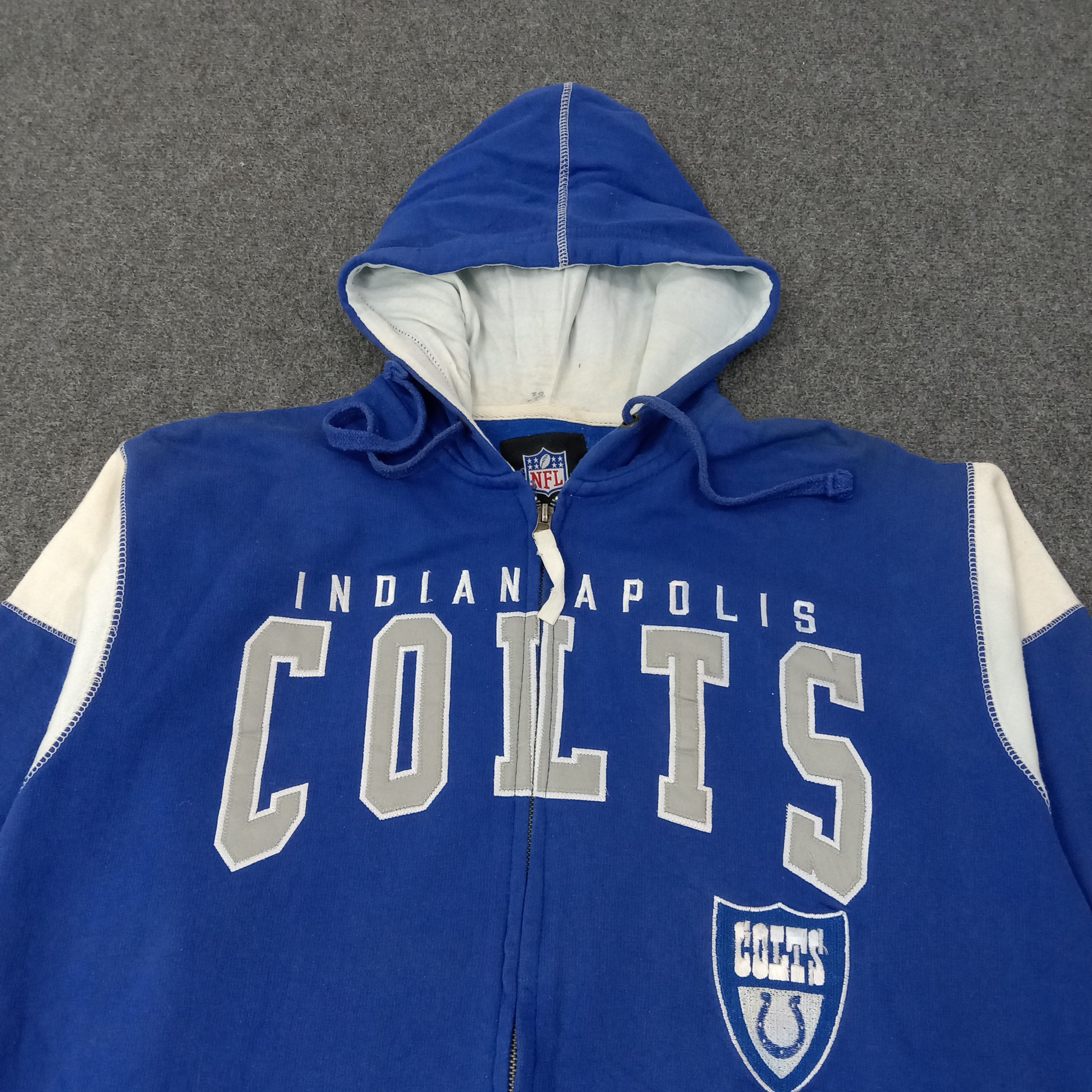 NFL NFL Indianapolis Colts American Sport Hoodies Jacket C261N8 Size US L / EU 52-54 / 3 - 2 Thumbnail