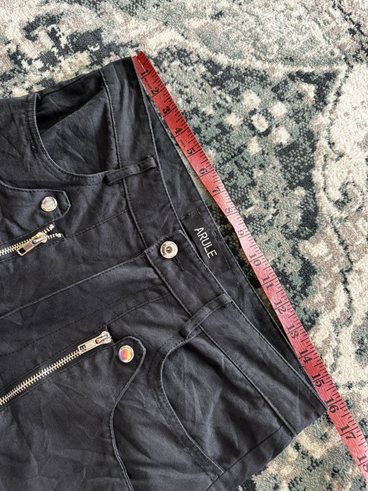 Japanese Brand ARULE MULTIZIPPER BUTTON CARGO PANTS Size US 32 / EU 48 - 11 Thumbnail