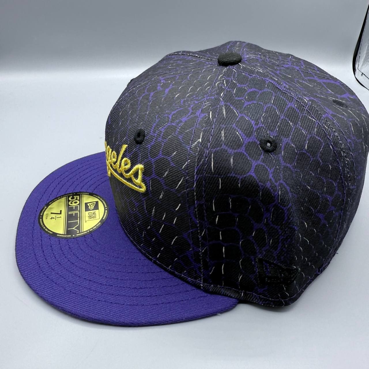New Era Los Angeles LA Dodgers Hat 7 1/4 Black Mamba Fitted Hatclub Size ONE SIZE - 4 Thumbnail