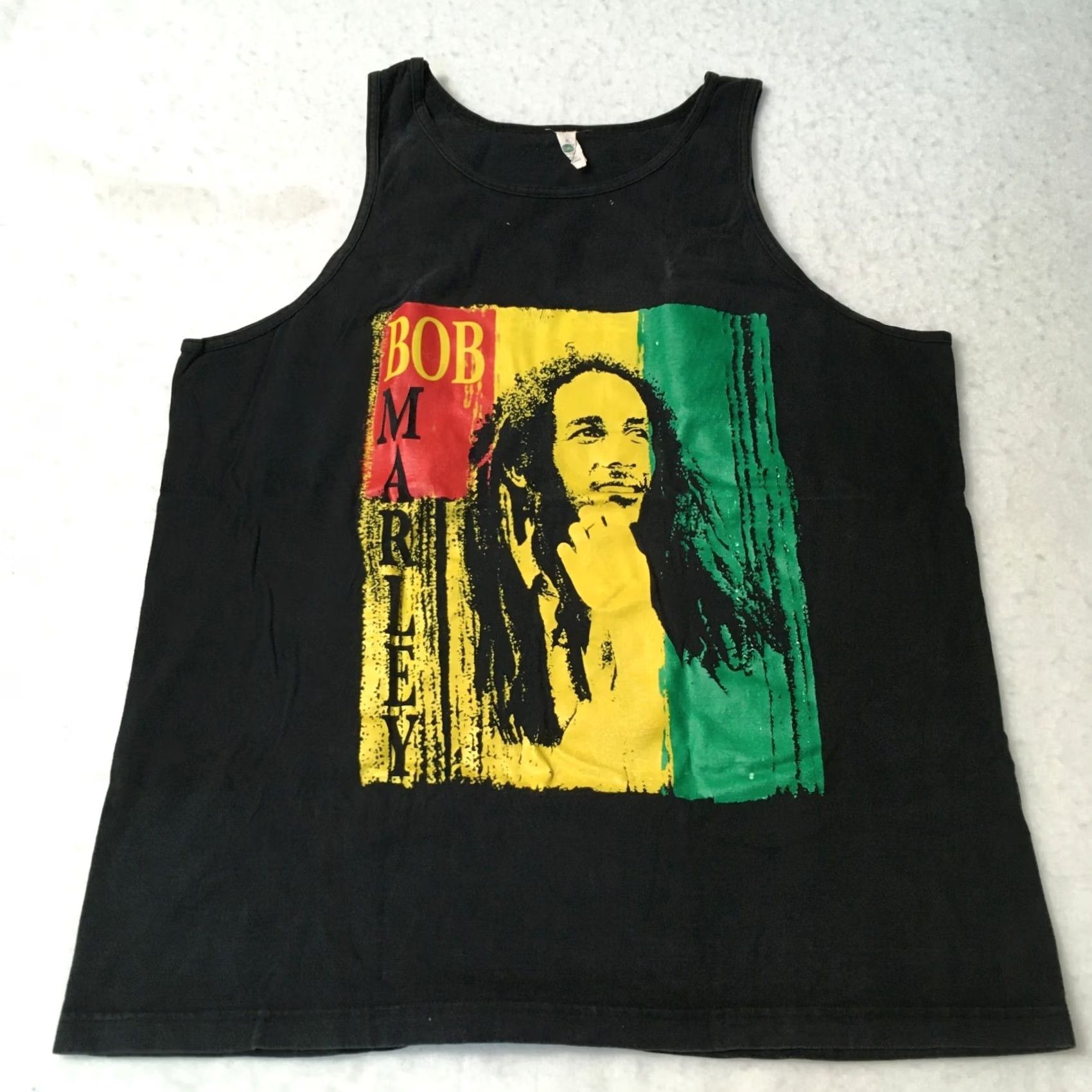 Vintage Bob Marley Shirt XL black Sleeveless tank top graphic one love SEL T Size US XL / EU 56 / 4 - 2 Thumbnail