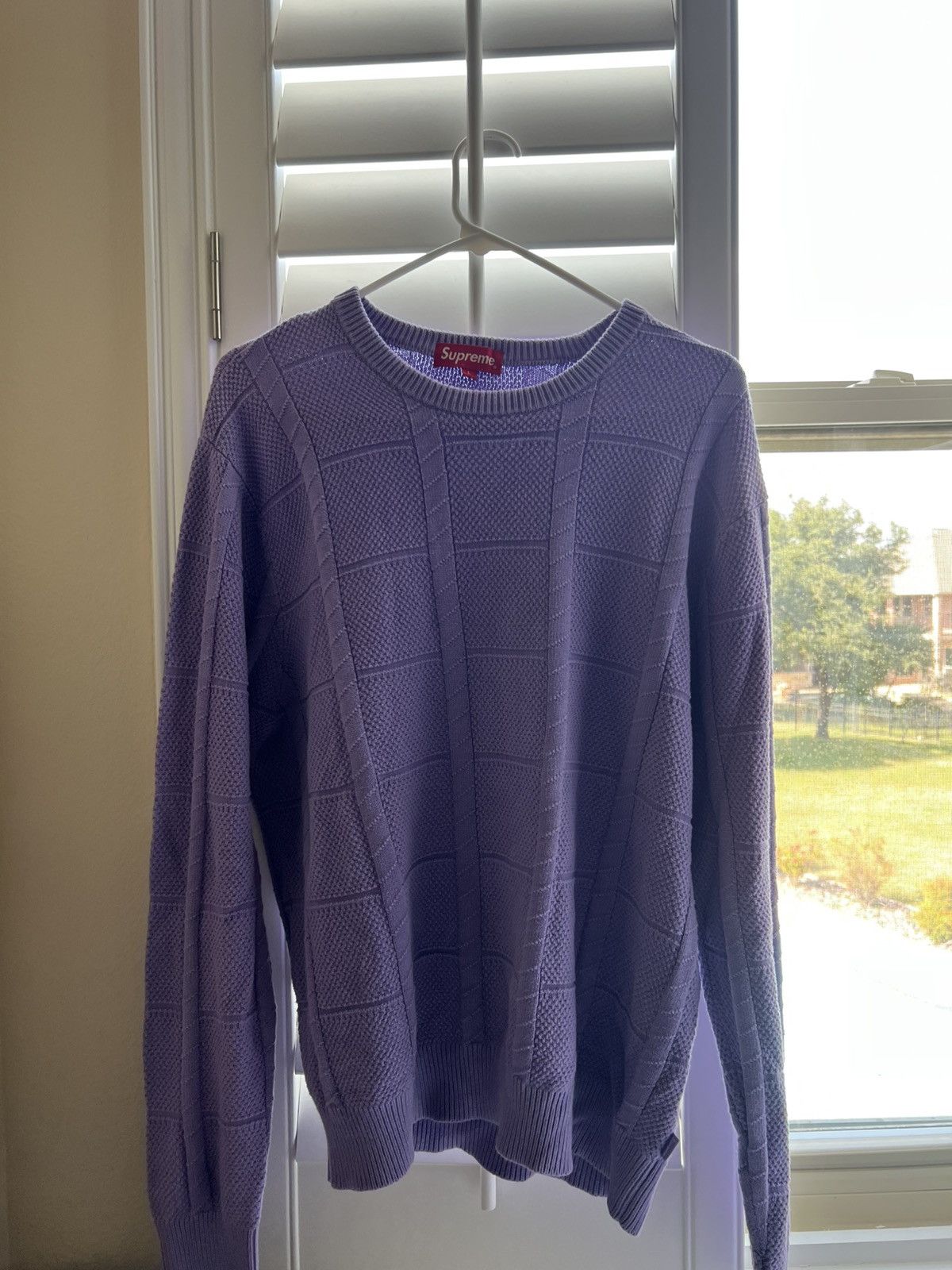 Supreme purple sweater