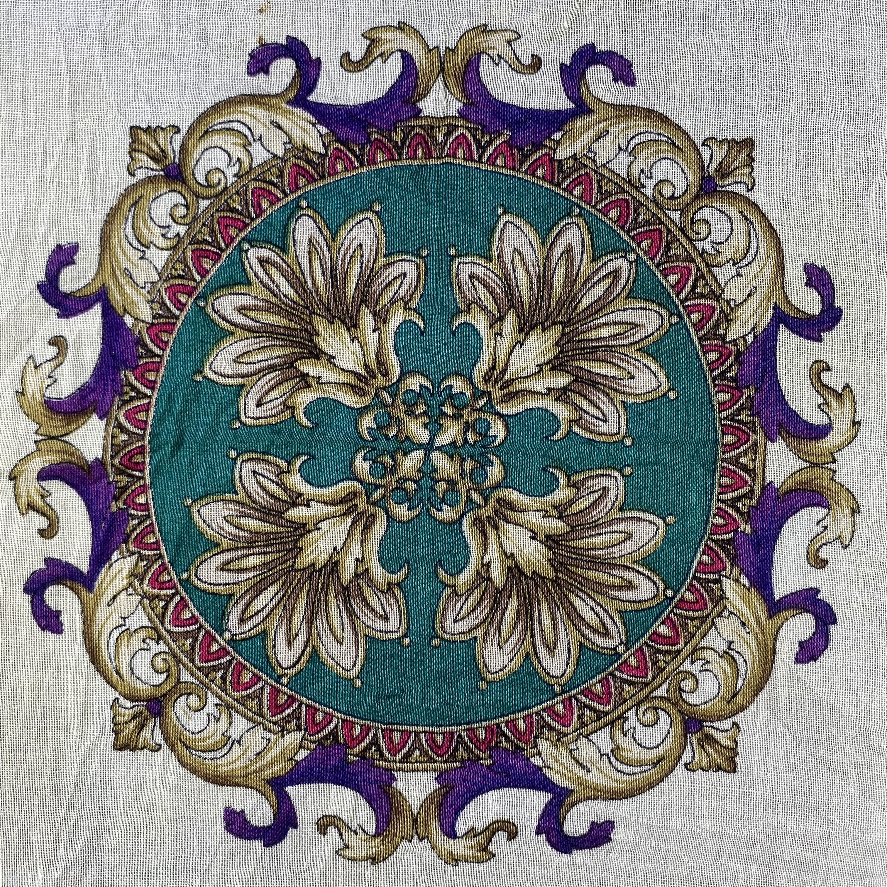 Paolo Gucci × Vintage Paolo Gucci Handkerchief/Neckerchief/Bandana HC905 Size ONE SIZE - 4 Thumbnail