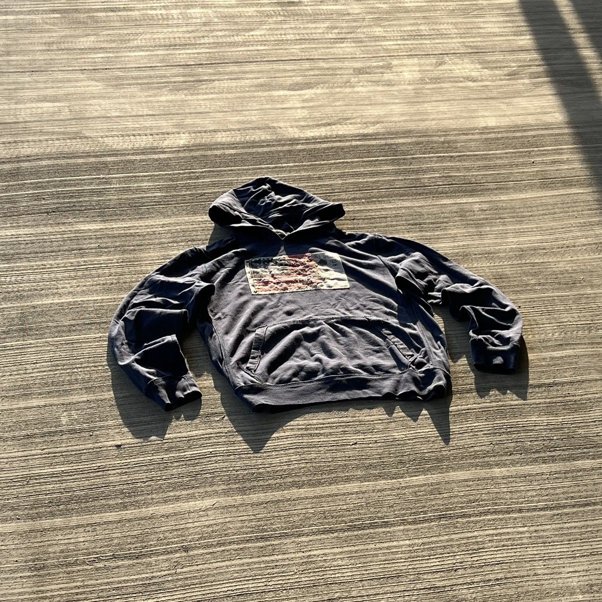Polo Ralph Lauren × Vintage Polo Ralph Lauren Quality Denim Vintage Big logo Hoodie Size US L / EU 52-54 / 3 - 3 Thumbnail