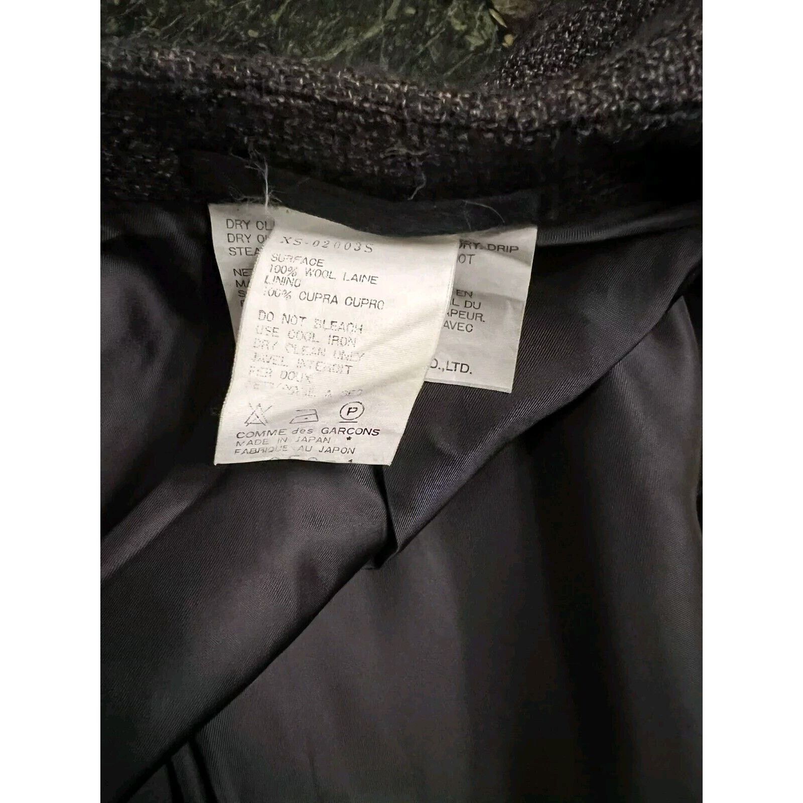 Comme des Garcons COMME des GARCONS MAN SPORT JACKET BLAZER WOOL SZ S Size 36S - 8 Thumbnail