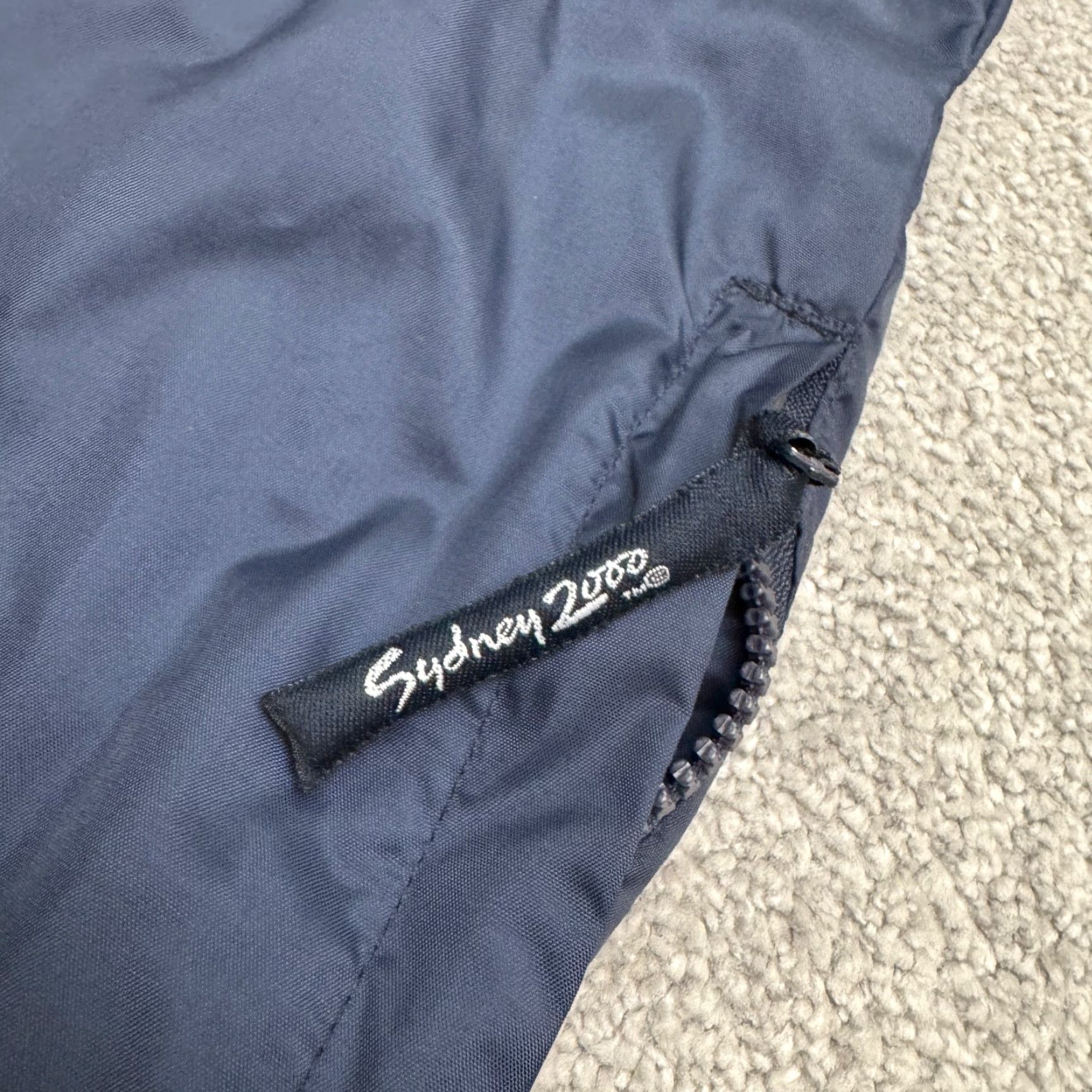 Vintage VINTAGE Sydney 2000 Half Zip Hoodie Windbreaker Jacket Men XL Blue Size US XL / EU 56 / 4 - 4 Thumbnail
