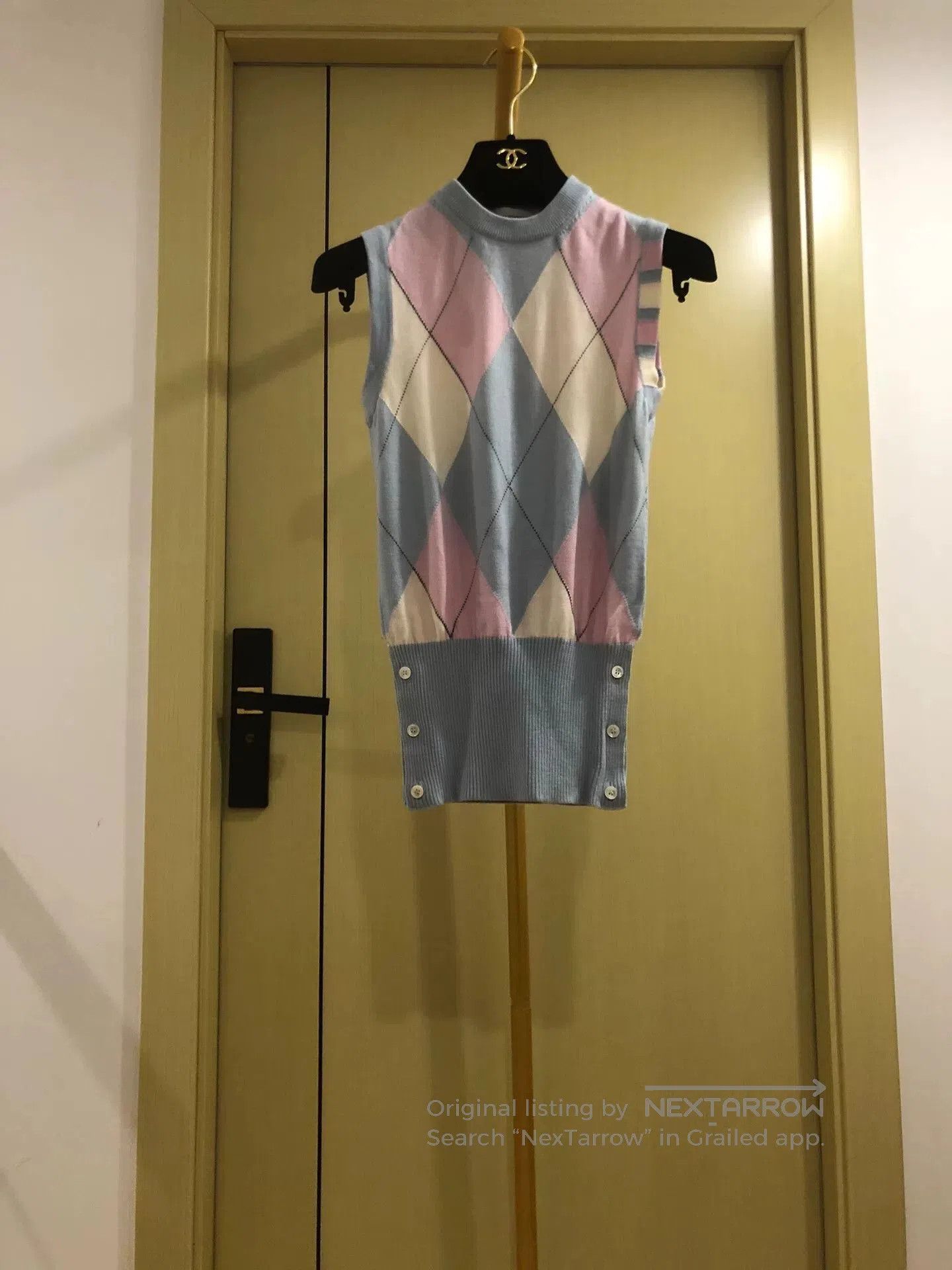 Thom Browne Thom Browne Argyle Knit Vest. Size S / US 4 / IT 40 - 1 Thumbnail