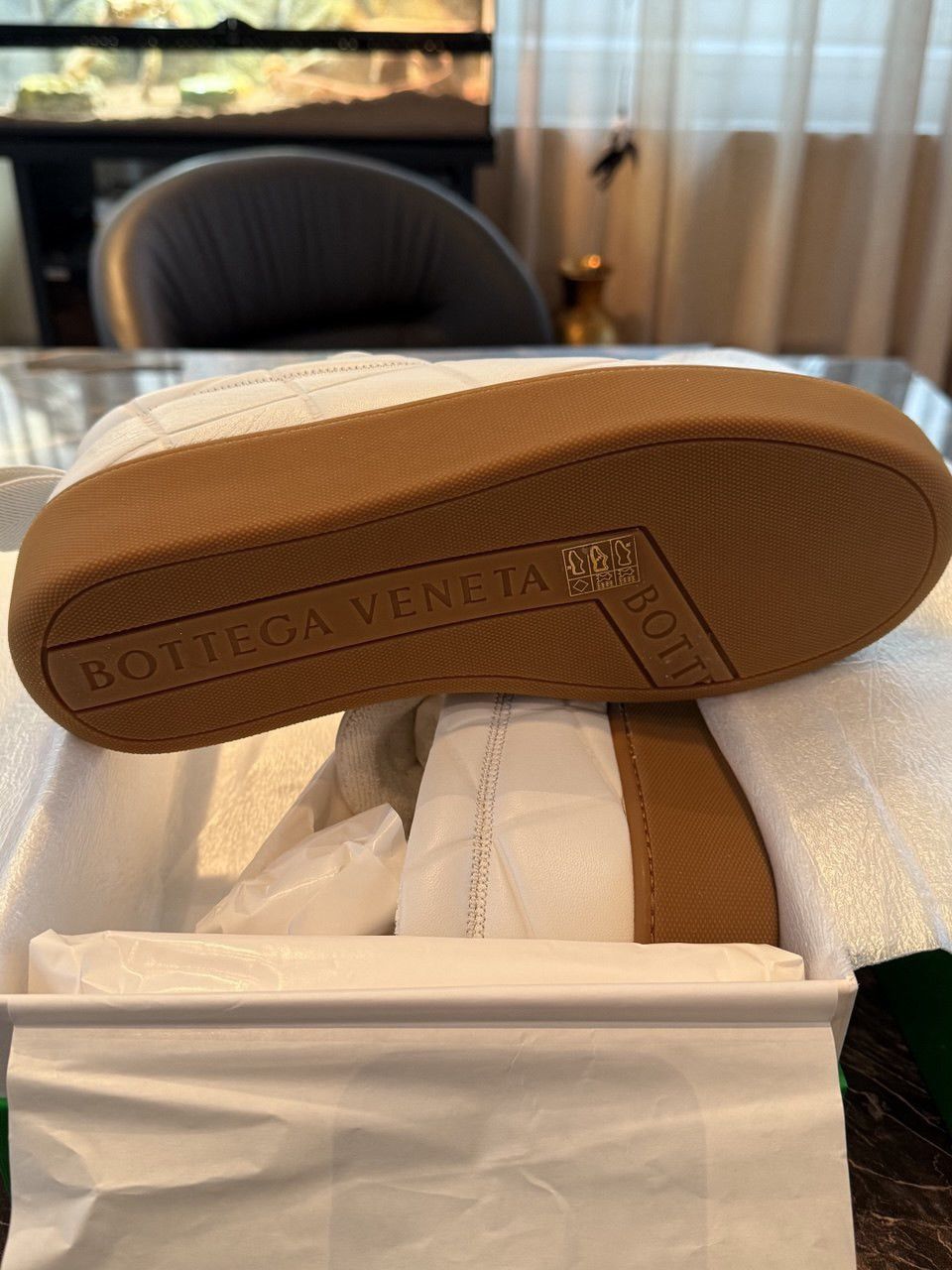 Bottega Veneta Bottega Veneta Quilted Embossed Lambskin Slipon Sneaker Size US 10 / IT 40 - 9 Thumbnail