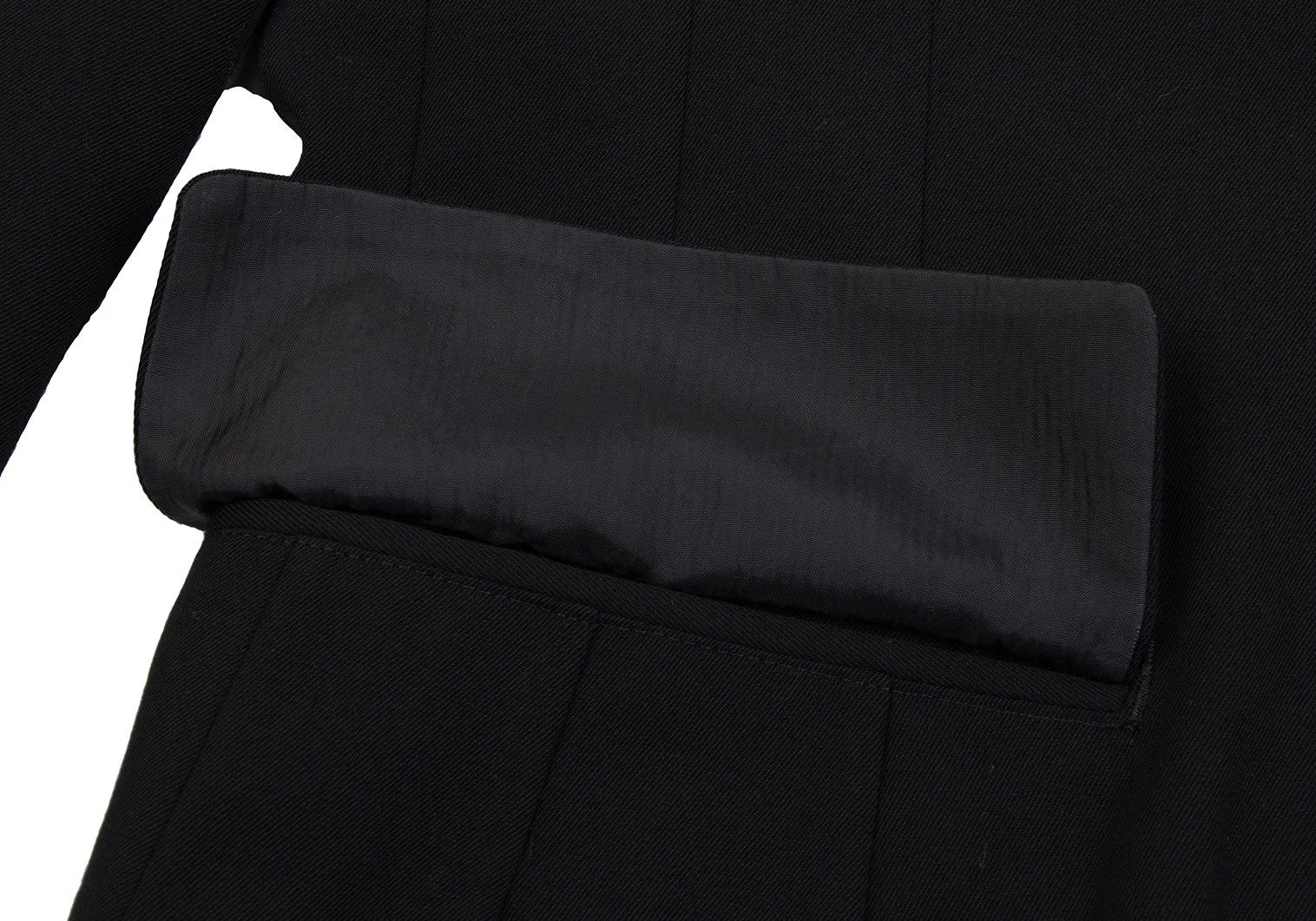 Yohji Yamamoto Yohji Yamamoto Wool Gabardine Jacket Black S Size US S / EU 44-46 / 1 - 10 Thumbnail
