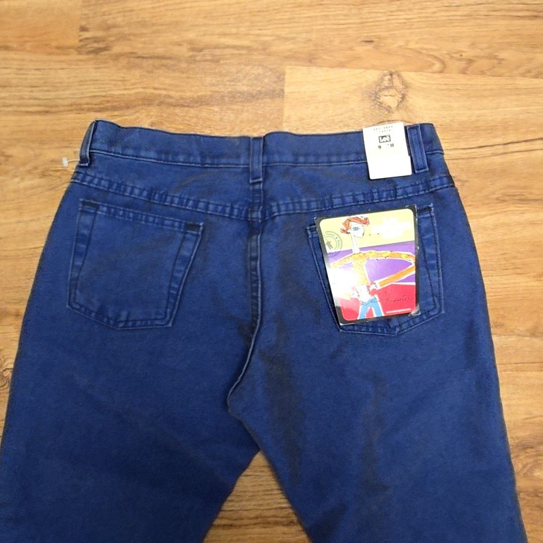 Lee Vintage Lee Dungarees Hipster Jeans Flare Leg Blue Denim 9 M Size 30" / US 8 / IT 44 - 4 Thumbnail