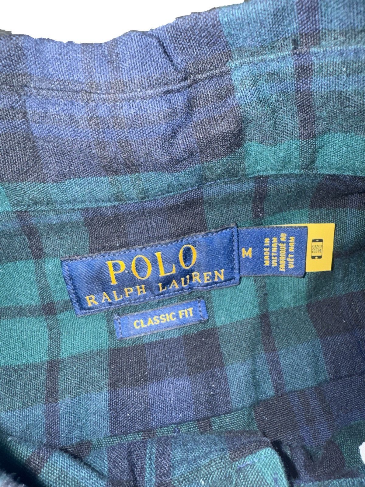 Polo Ralph Lauren RALPH LAUREN Classic Fit Plaid Popover Oxford Shirt Size US M / EU 48-50 / 2 - 3 Thumbnail