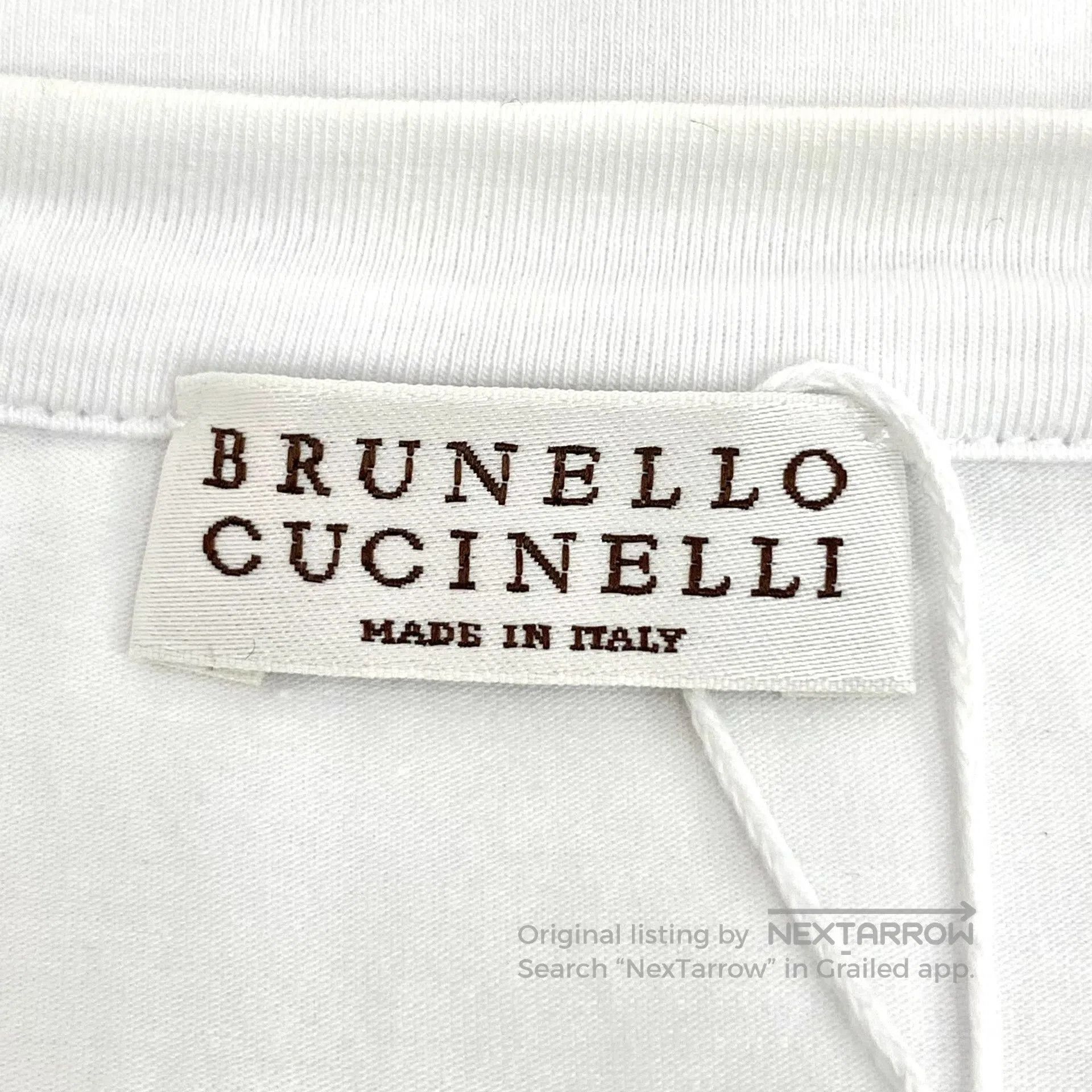 Brunello Cucinelli Brunello Cucinelli White cotton round neck short sleeve T- Size US XXS / EU 40 - 5 Thumbnail
