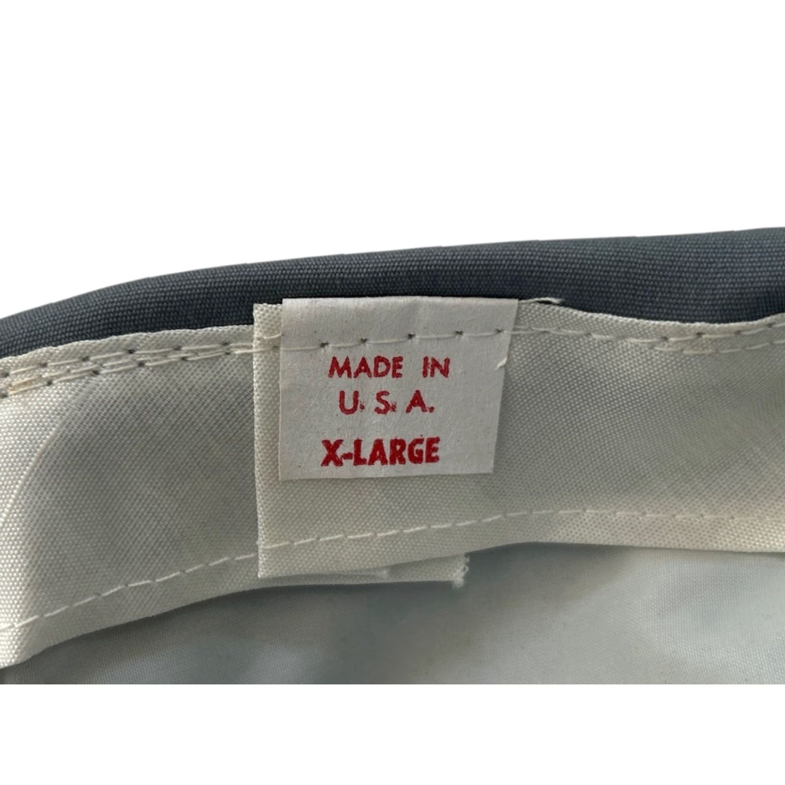 Vintage VINTAGE flat cap hat Men XL Gray 90s deadstock NWOT made in USA Cabbie drivers snap on bill Mens Size ONE SIZE - 2 Thumbnail