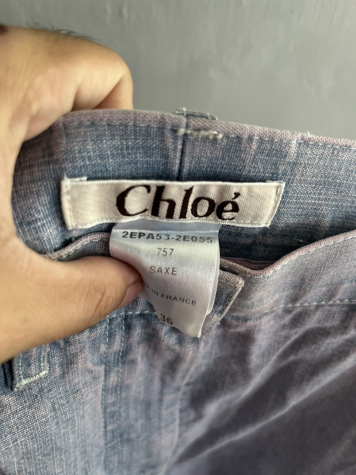 Chloe Ss02 Chloe by Phoebe Philo Boot Cut w/ Purple Accent jeans Size 25" / US 0 / IT 36 - 6 Thumbnail