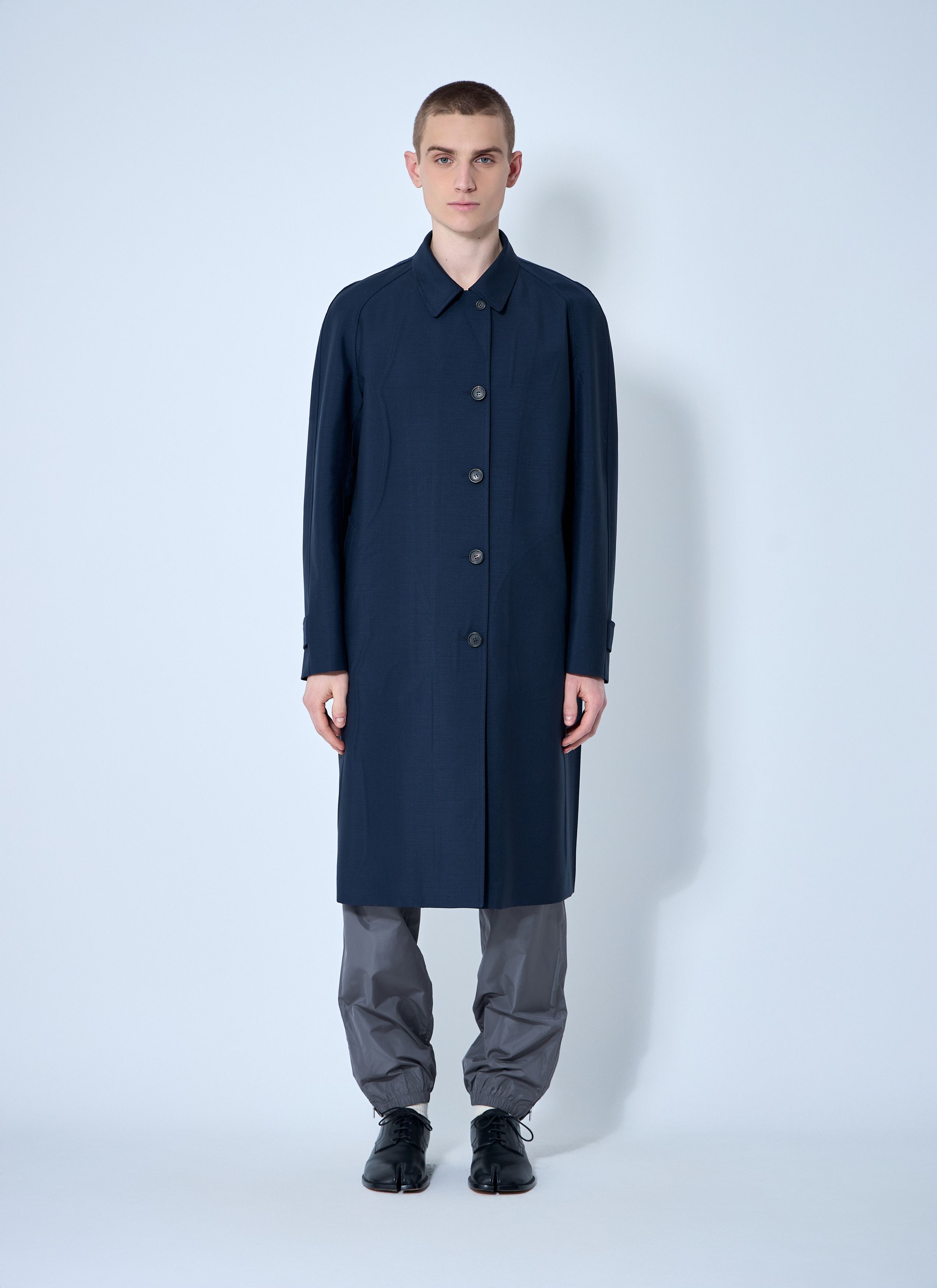 Miu Miu Single-Breasted Mohair Coat Size US L / EU 52-54 / 3 - 1 Thumbnail