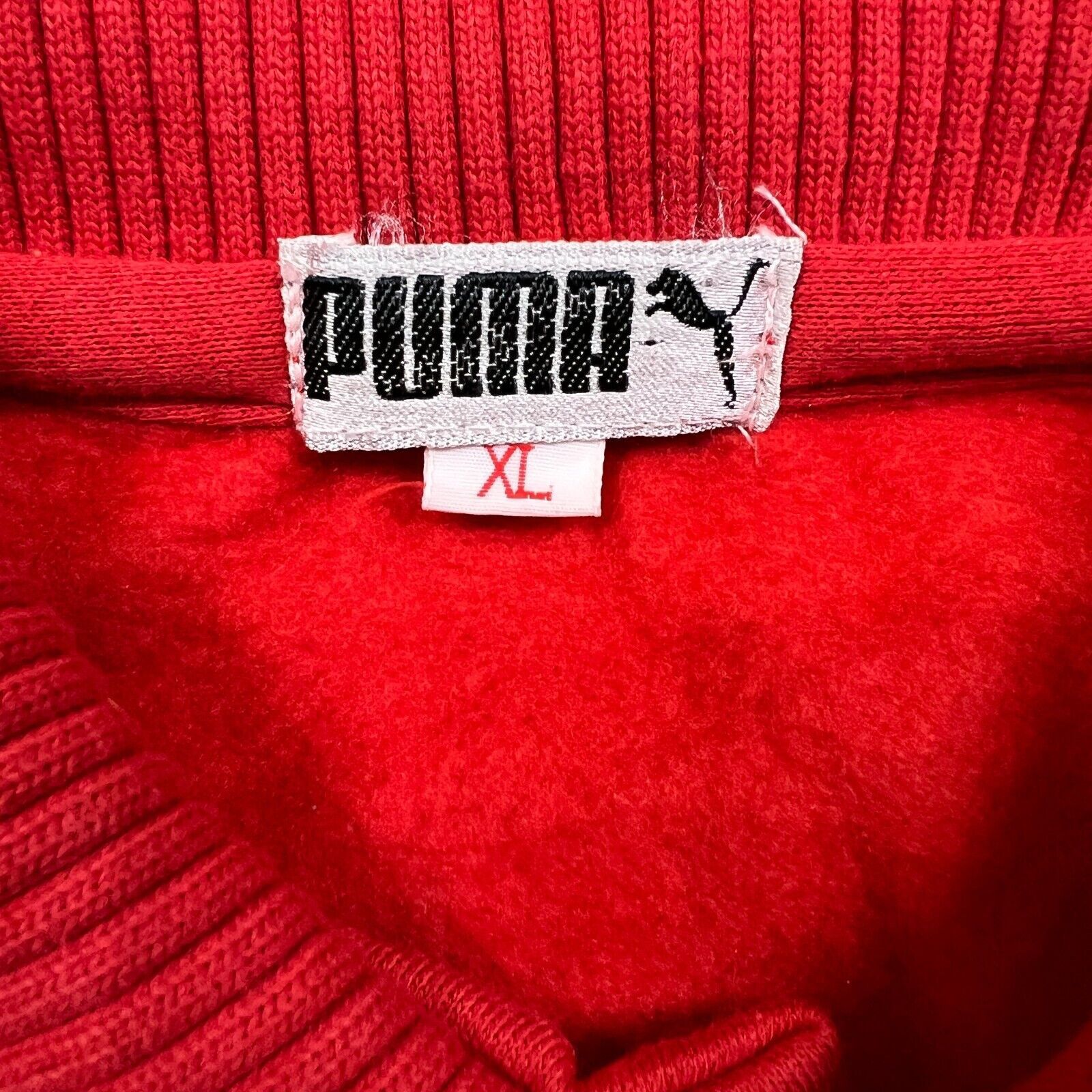 Puma × Vintage VTG 90s Puma Sweatshirt XS Casual Collared Sweater Pullover Size XS / US 0-2 / IT 36-38 - 5 Thumbnail