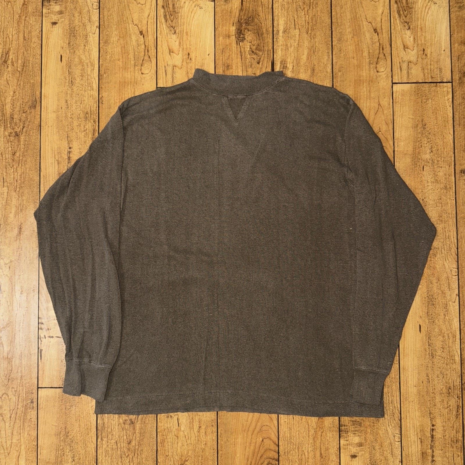 Hypebeast × Vintage Vintage Long Sleeve Shirt Taupe 24x27 2XL No Tags Size XXL / US 16-18 / IT 52-54 - 1 Thumbnail