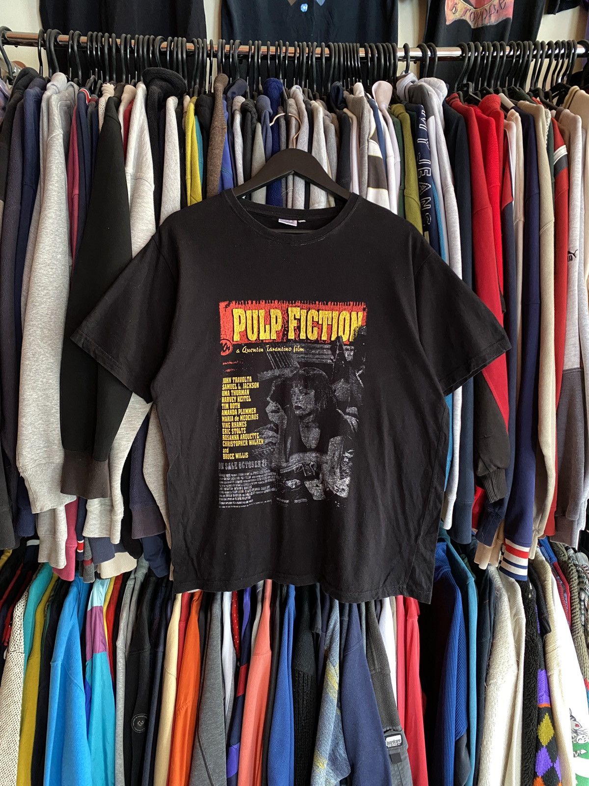 Vintage VINTAGE PULP FICTION QUENTIN TARANTINO Size US L / EU 52-54 / 3 - 1 Thumbnail