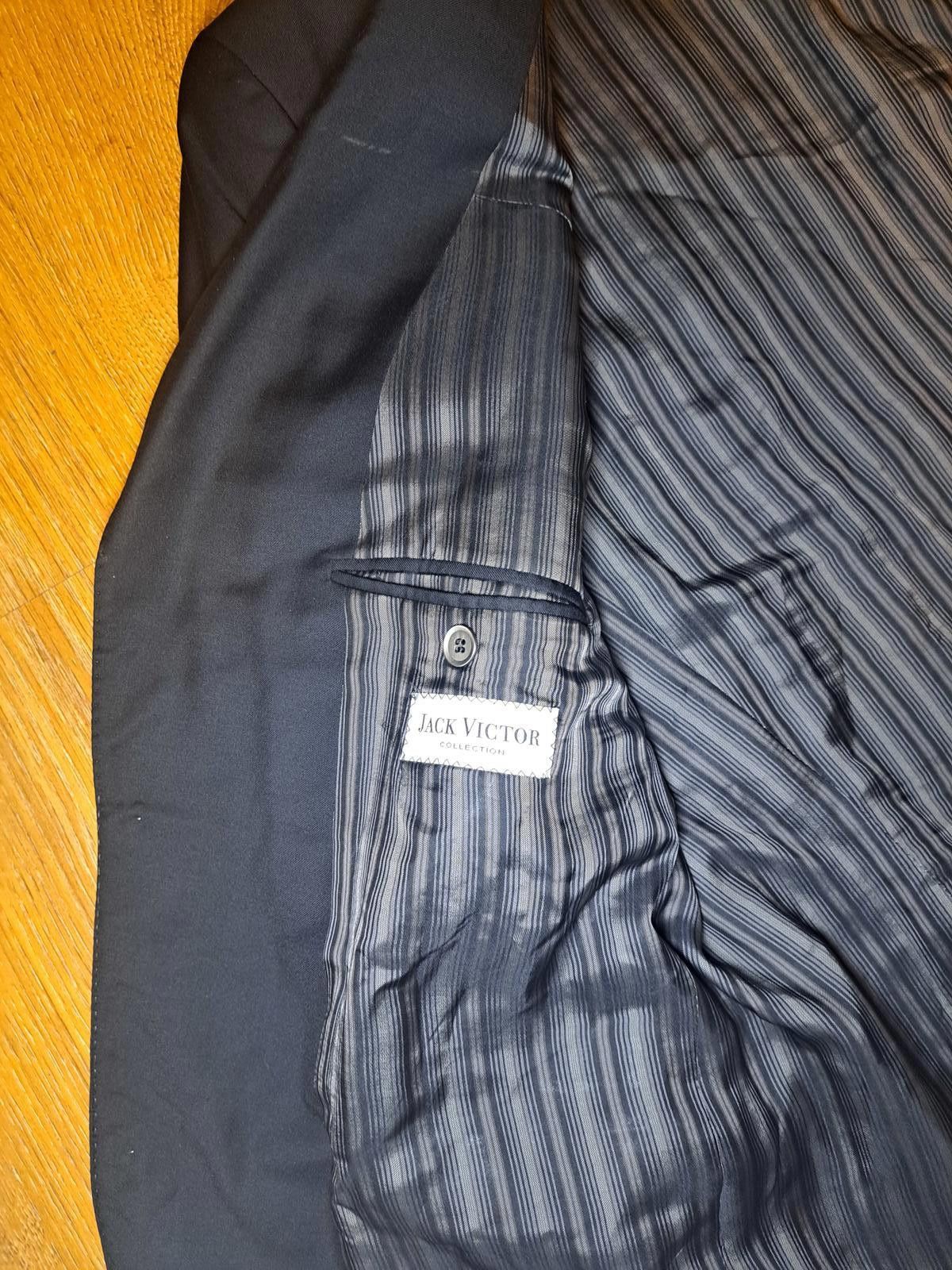 Jack Victor Jack Victor E Thomas Blazer 44R Black Cashmere Wool 150's Size 44R - 7 Thumbnail