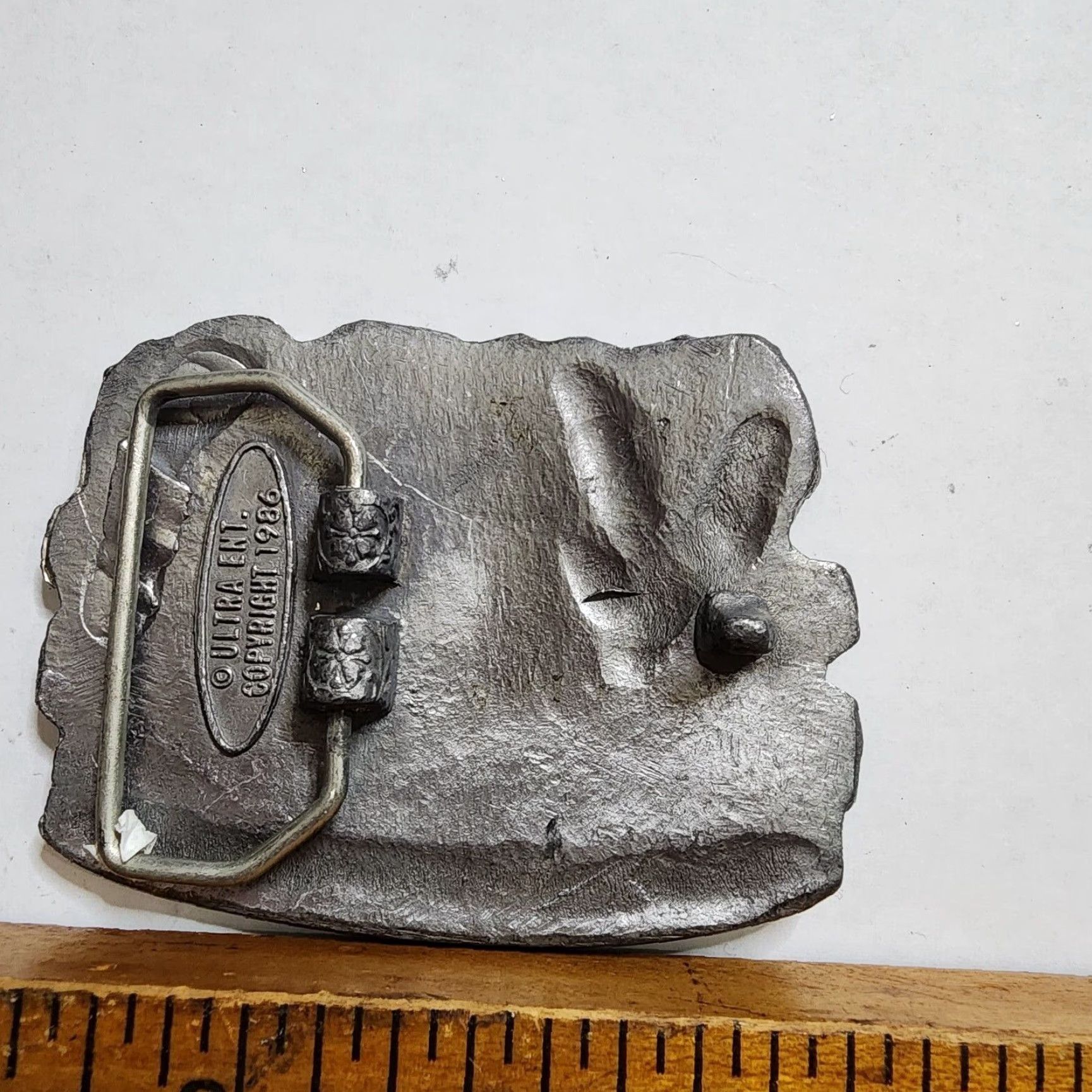 Vintage VINTAGE 1980s Ultra US AIR FORCE Academy Belt Buckle Military Pewter Silver Unisex Size ONE SIZE - 2 Thumbnail