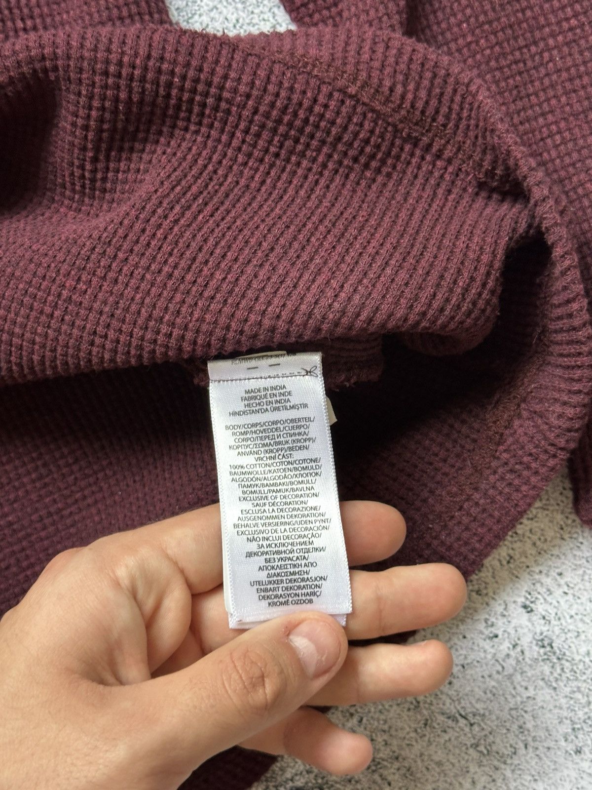 Polo Ralph Lauren Vintage Polo Ralph Lauren Sweater Burgundy Size US L / EU 52-54 / 3 - 8 Thumbnail