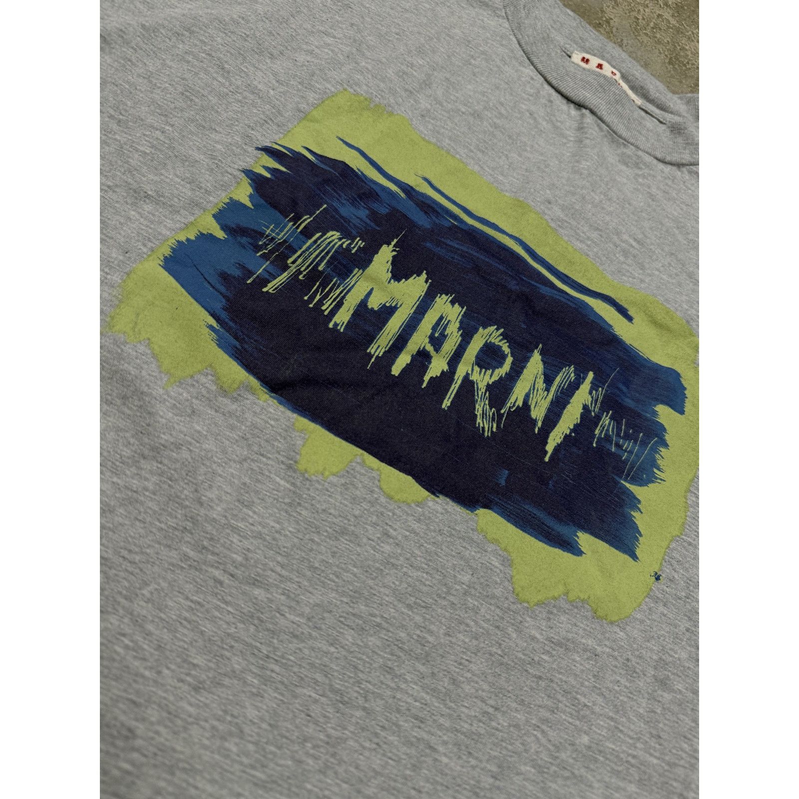 Marni Marni Grafitti T Shirt grey Used Small Size US S / EU 44-46 / 1 - 2 Thumbnail