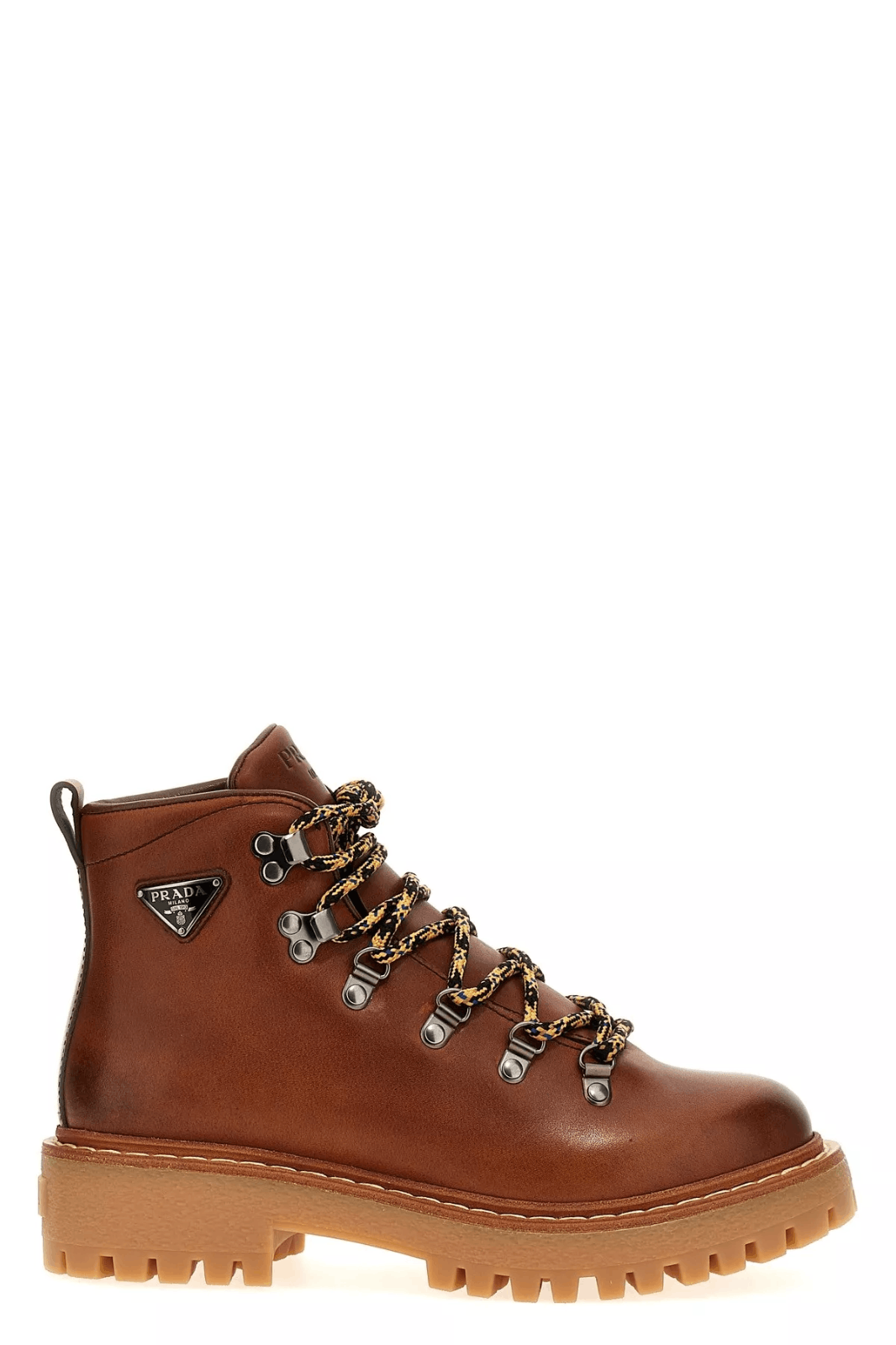 Prada PRADA Brown Leather Ankle Boots New And Authentic Size US 7 / IT 37 - 1 Thumbnail