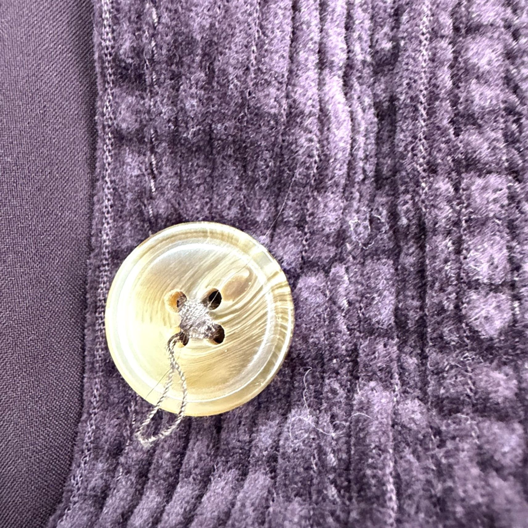 J. Jill VINTAGE J. Jill Jacket Womens XS Petite Purple Corduroy Hooded Button Pockets Lined Size XS / US 0-2 / IT 36-38 - 6 Thumbnail