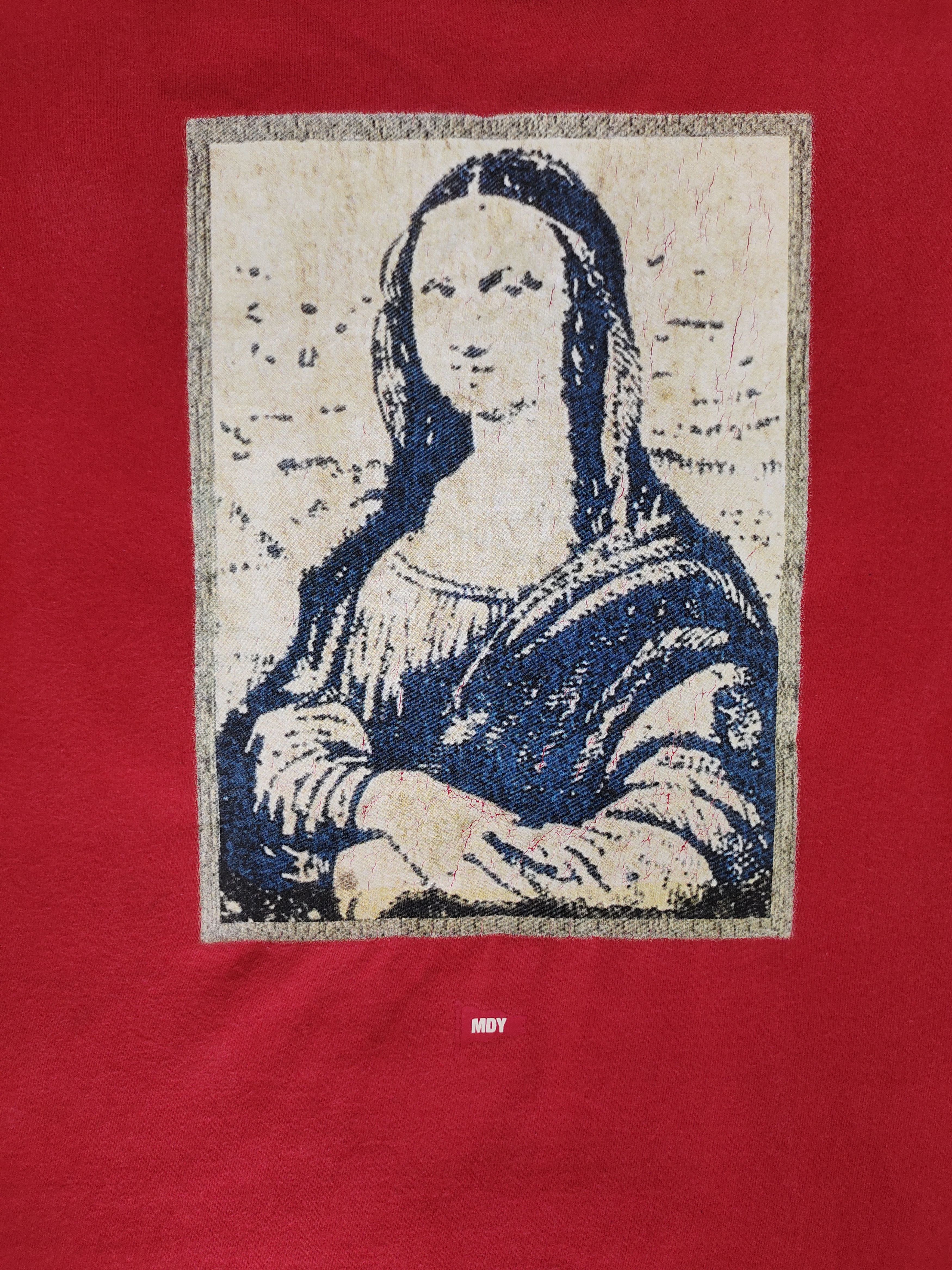 Vintage Vintage Mackdaddy Mona Lisa By Leonardo da Vinci Art T-Shirt Size US L / EU 52-54 / 3 - 3 Thumbnail