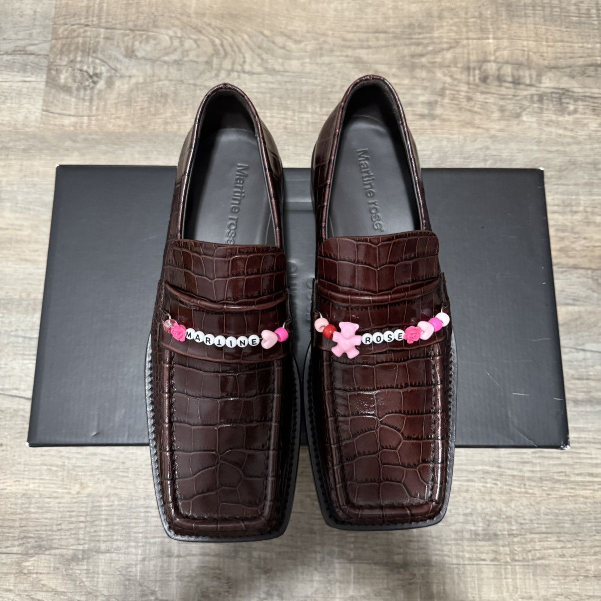 Martine Rose Martine Rose Beaded Square Toe Loafer Brown Size US 8 / EU 41 - 5 Thumbnail