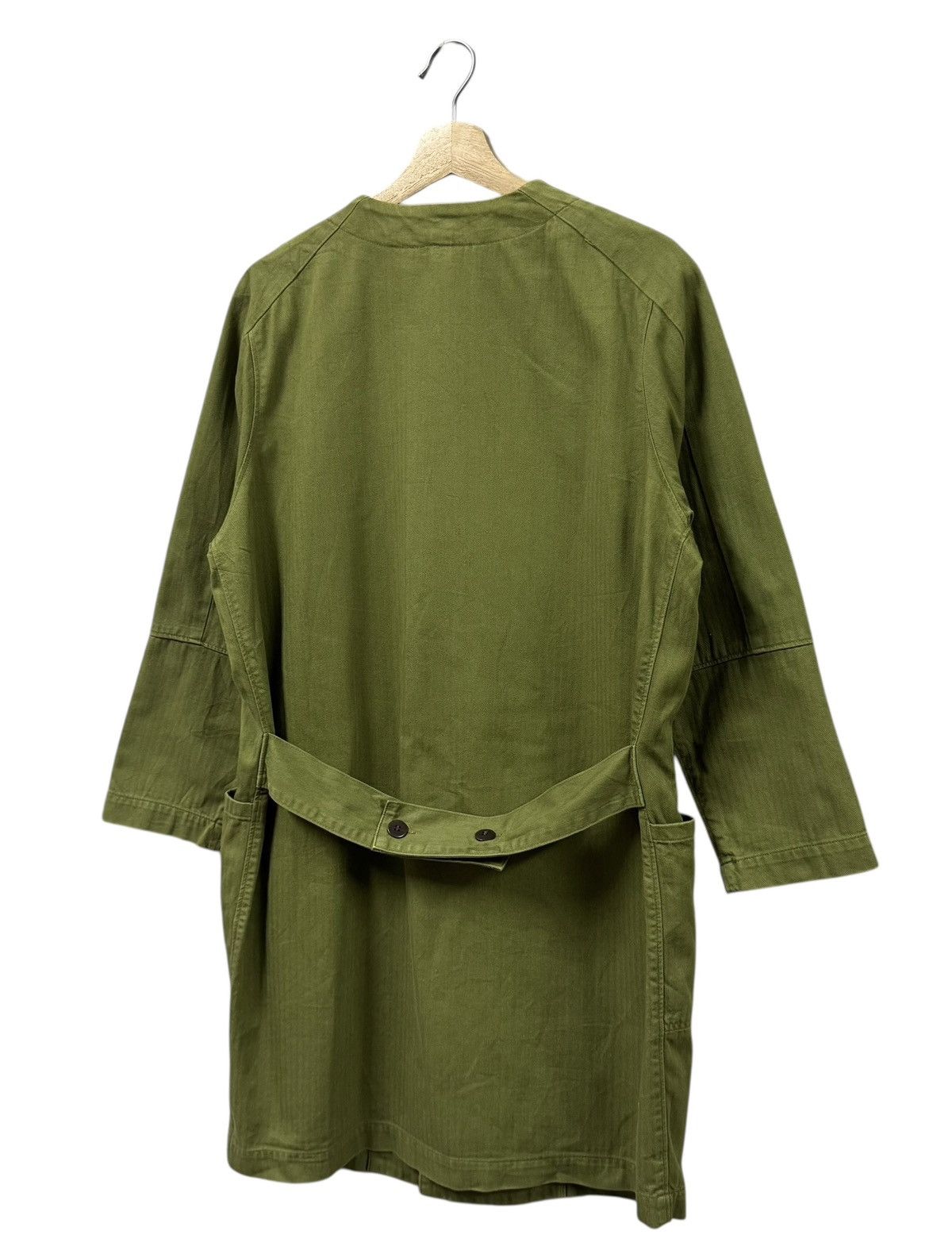 Toyo Enterprises Vtg🔥Domingo Hbt Kimono Cardigan Olive Green Military Style Size US M / EU 48-50 / 2 - 15 Thumbnail