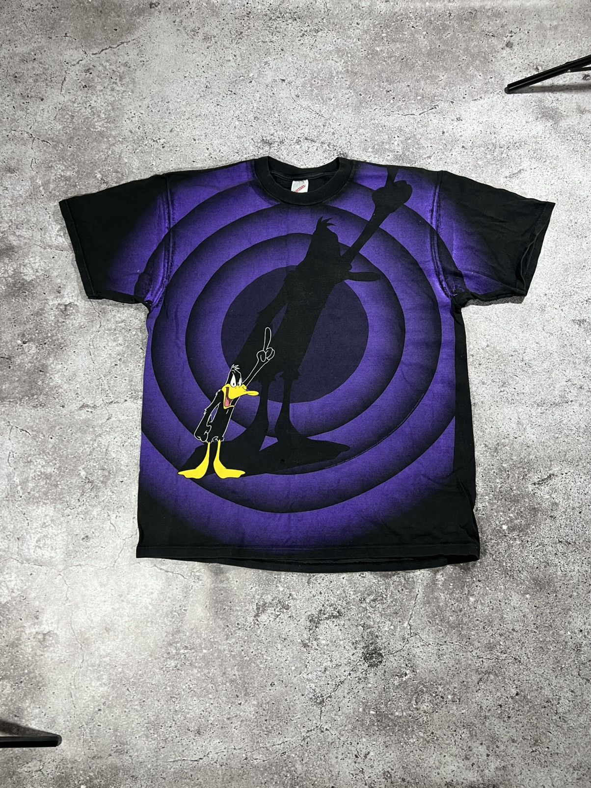 Vintage 1992 Daffy Duck Shadow T shirt Grail tee
