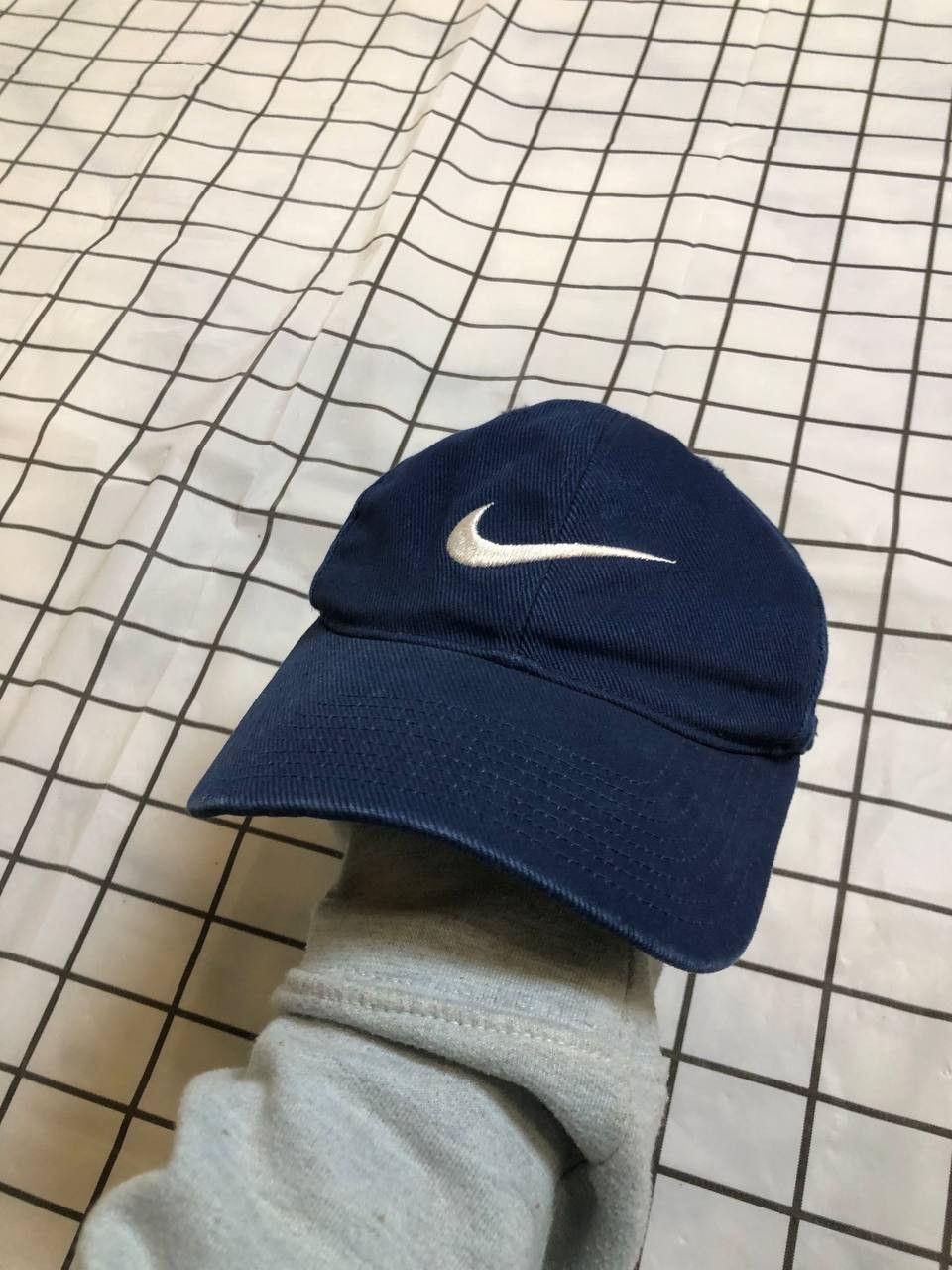 Nike Vintage Nike Sportswear Hat Cap Navy Blue Swoosh Logo Y2k Size ONE SIZE - 1 Thumbnail