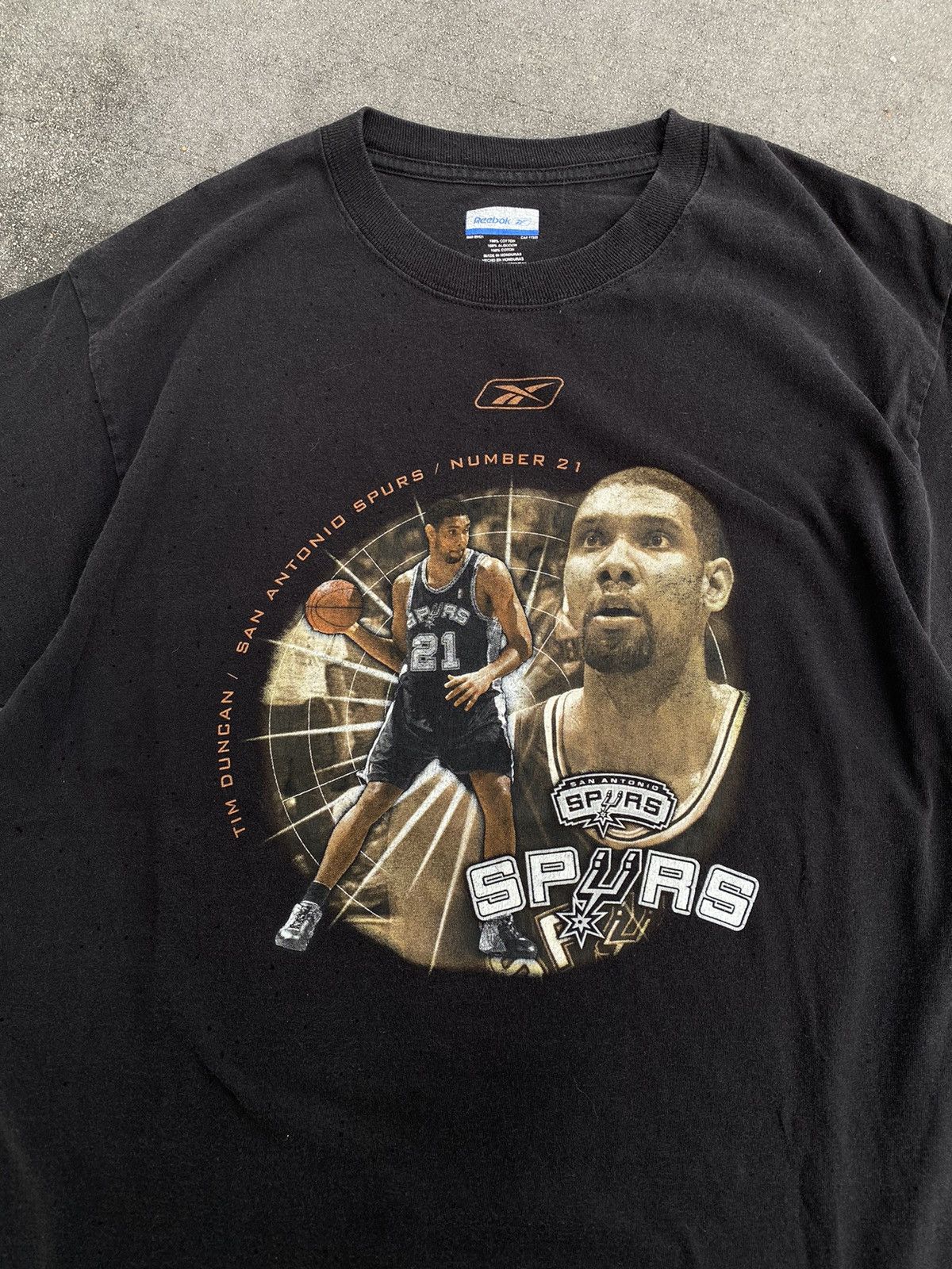 NBA × Reebok × Vintage Vintage Reebok Tim Duncan San Antonio Spurs Size US L / EU 52-54 / 3 - 7 Thumbnail