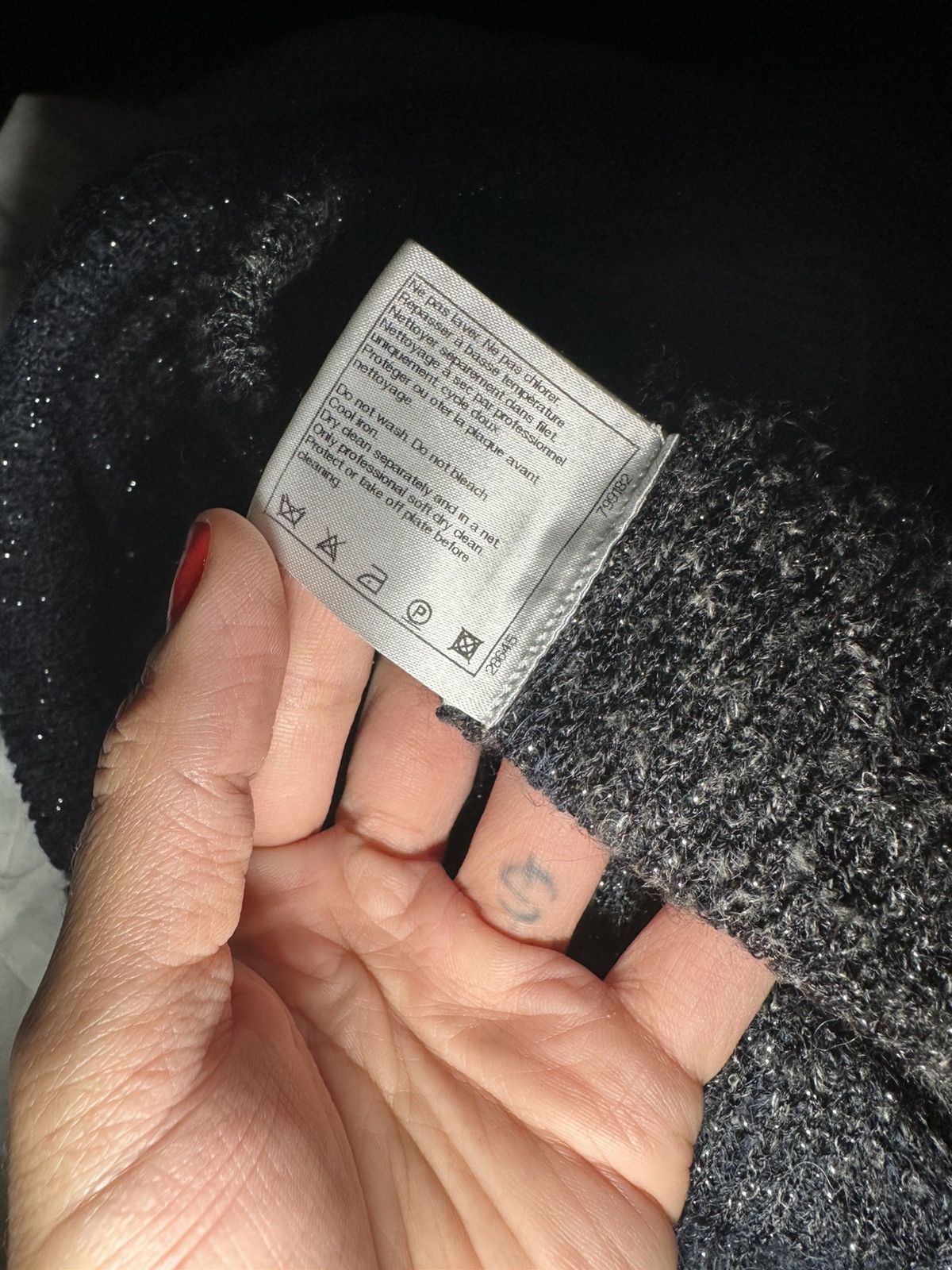 Chanel Chanel 2011 Alpaca Shimmering Metallic Ombré Turtleneck Size M / US 6-8 / IT 42-44 - 12 Thumbnail