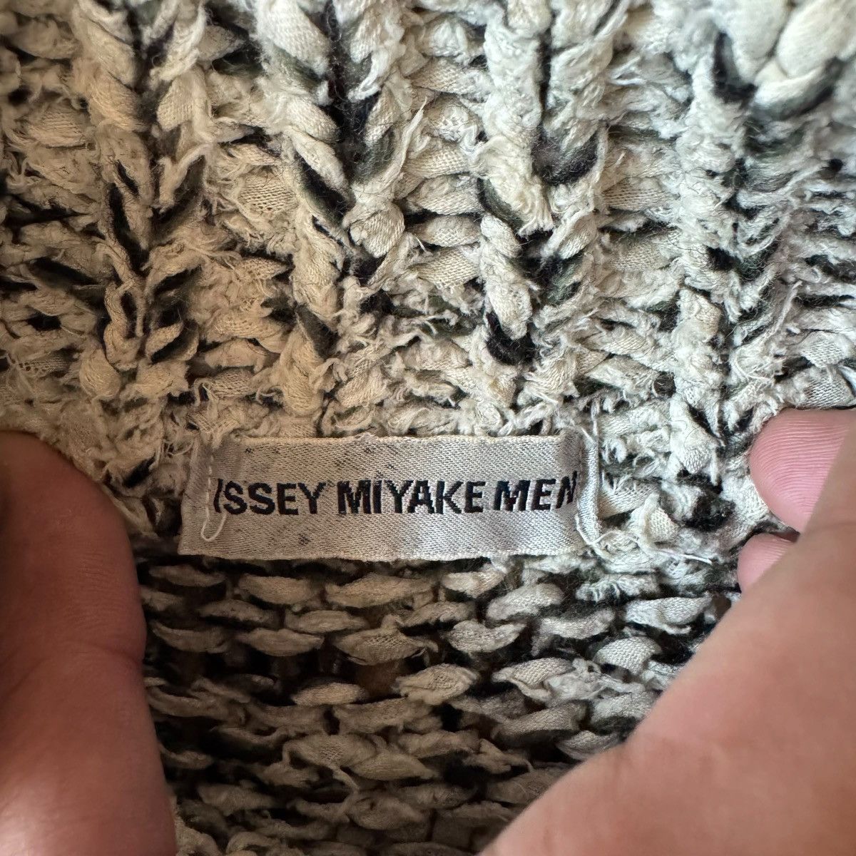 Issey Miyake AW1995 Issey Miyake Men Wool Rib Knitwear Mock Neck Sweater Size US XXL / EU 58 / 5 - 8 Thumbnail