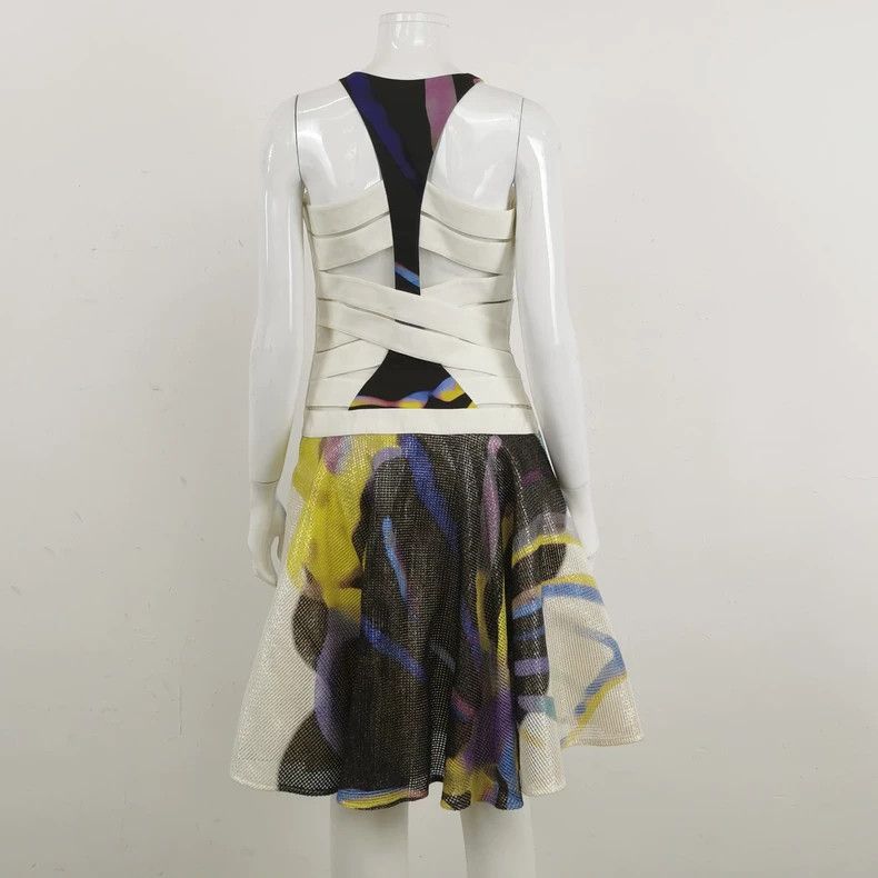 Versace Versace Suspender design dress Size S / US 4 / IT 40 - 3 Thumbnail