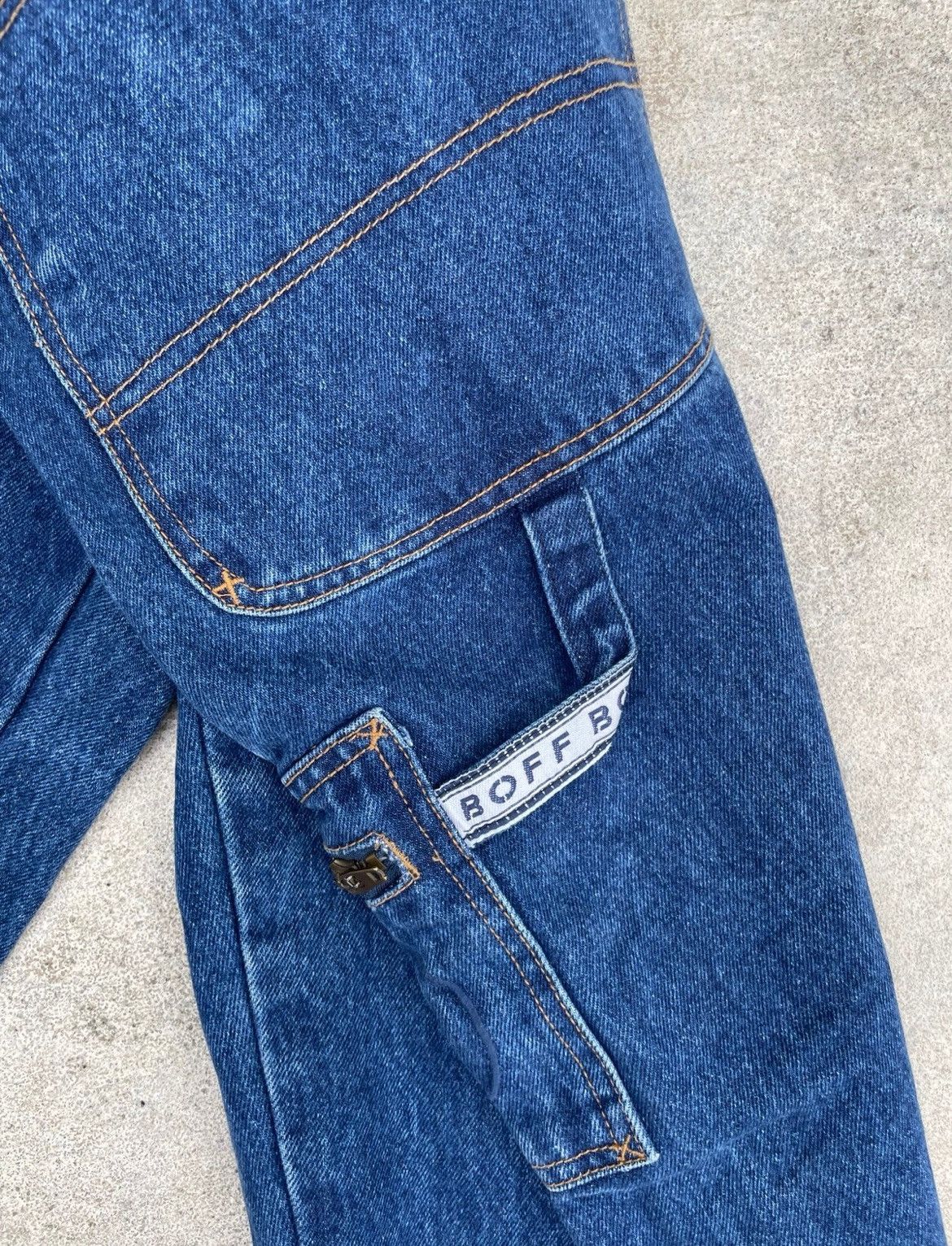 Other Vintage BOFF Workwear Denim Jeans 40x48.5 Made in Taiwan Size US 40 / EU 56 - 6 Thumbnail