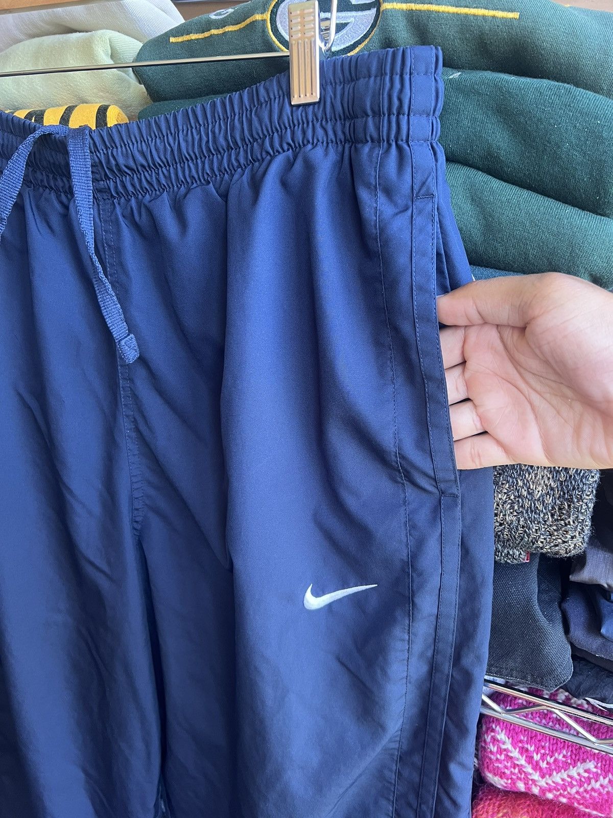 Nike × Vintage Y2K Nike Striped Sweatpants Size US 35 - 3 Thumbnail