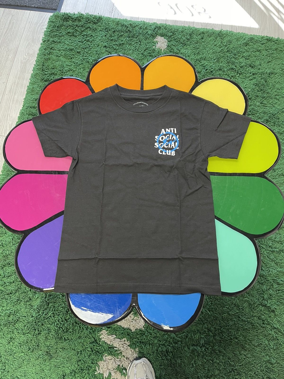 Anti Social Social Club × Fragment Design Anti Social Social Club X Fragment Blue Bolt T-shirt Size US S / EU 44-46 / 1 - 2 Thumbnail