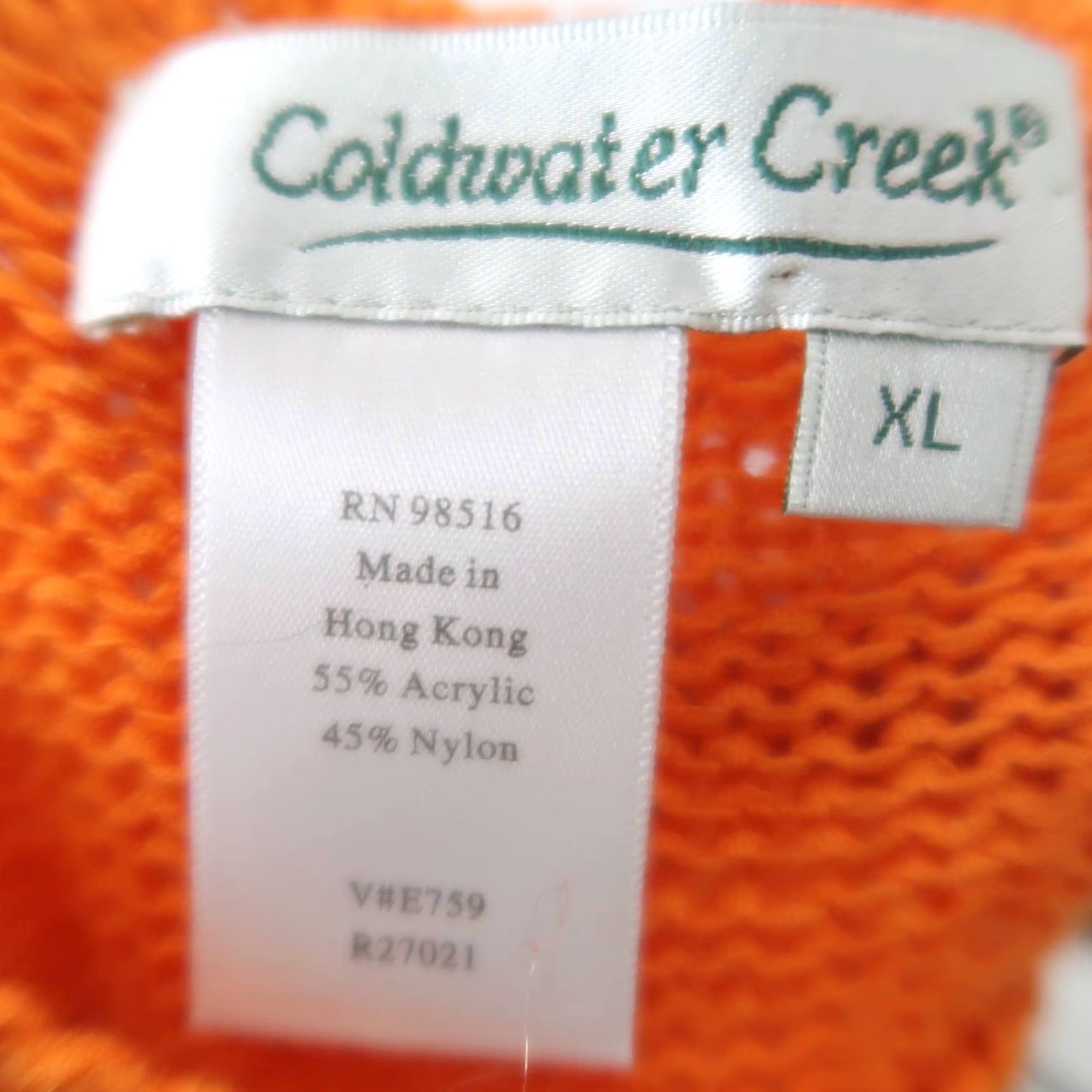 Coldwater Creek VINTAGE Coldwater Creek orange knit sleeveless sweater tank XL Women Size XL / US 12-14 / IT 48-50 - 5 Thumbnail
