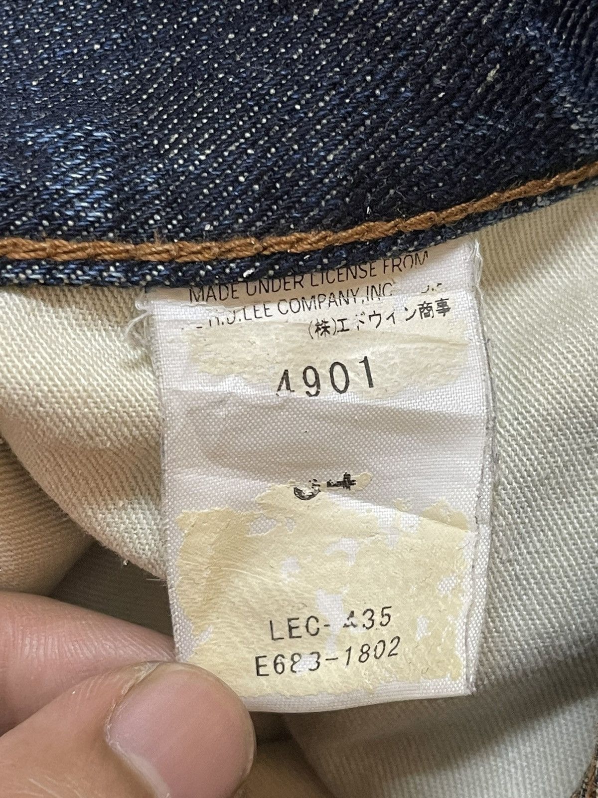 Lee Vintage Lee Blue Faded Wash Style Bootcut Style Jeans Size US 34 / EU 50 - 9 Thumbnail