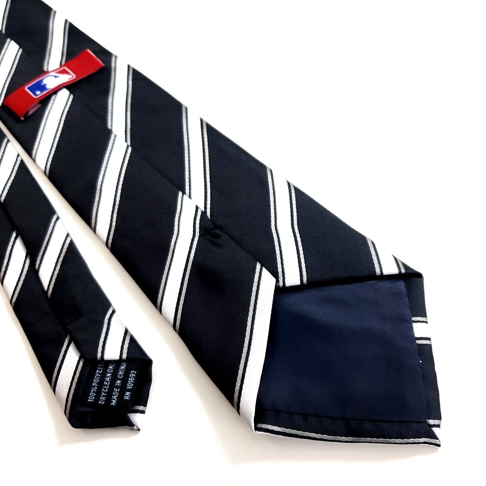 MLB Chicago Whitesox Black White Striped Polyester MLB Baseball Size ONE SIZE - 5 Thumbnail