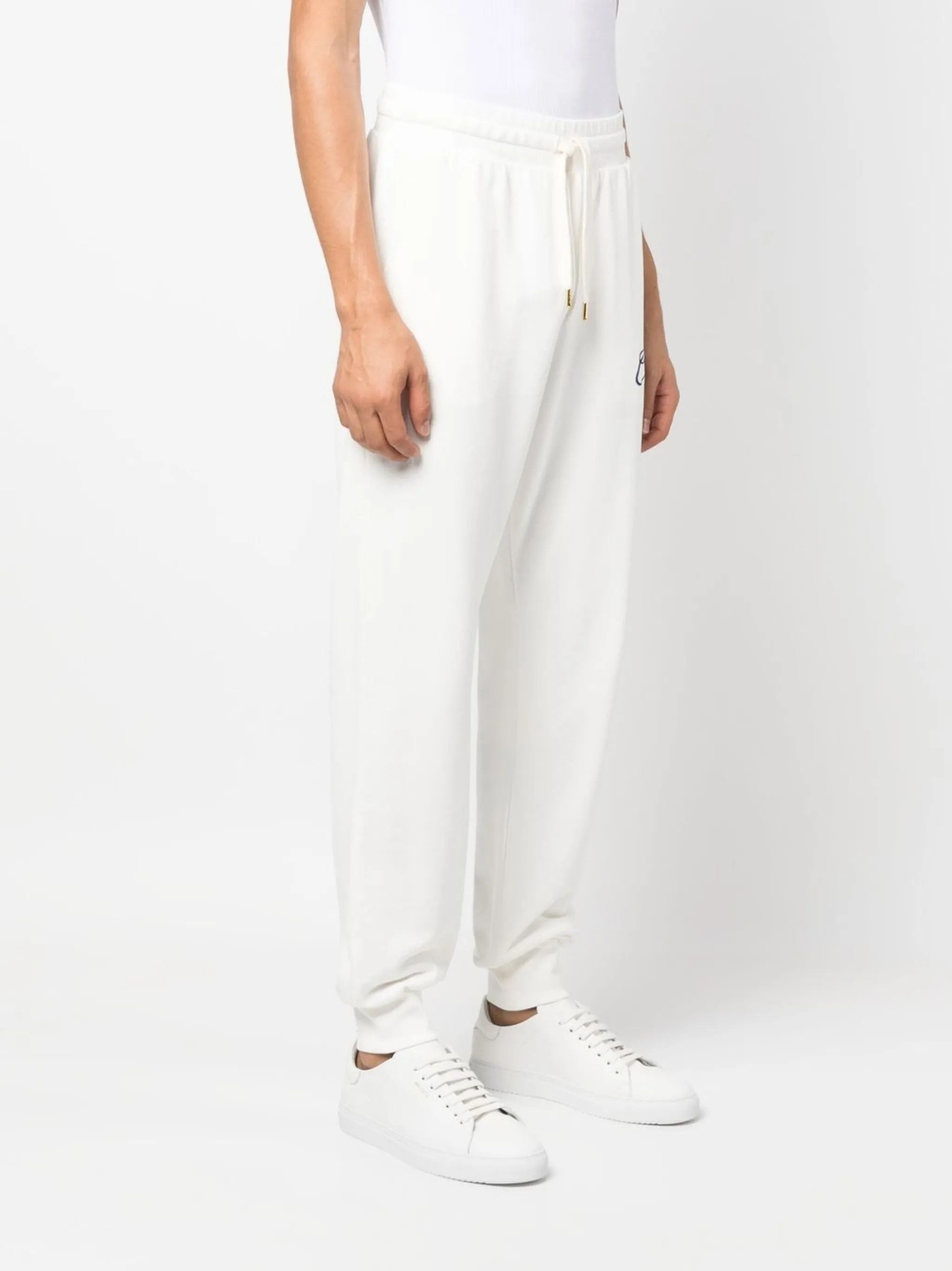 Casablanca White Caza Embroidered Logo Sweatpants Size 30" / US 8 / IT 44 - 5 Thumbnail