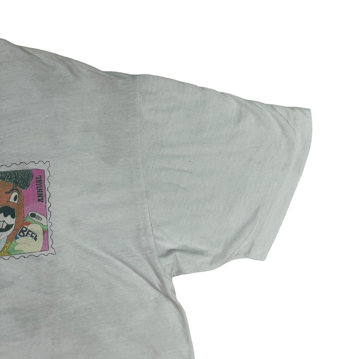 Hanes 🔥LAST PRICE🔥 VTG 1994 Groundhog Days Characters Duel Tee Size US XL / EU 56 / 4 - 6 Thumbnail