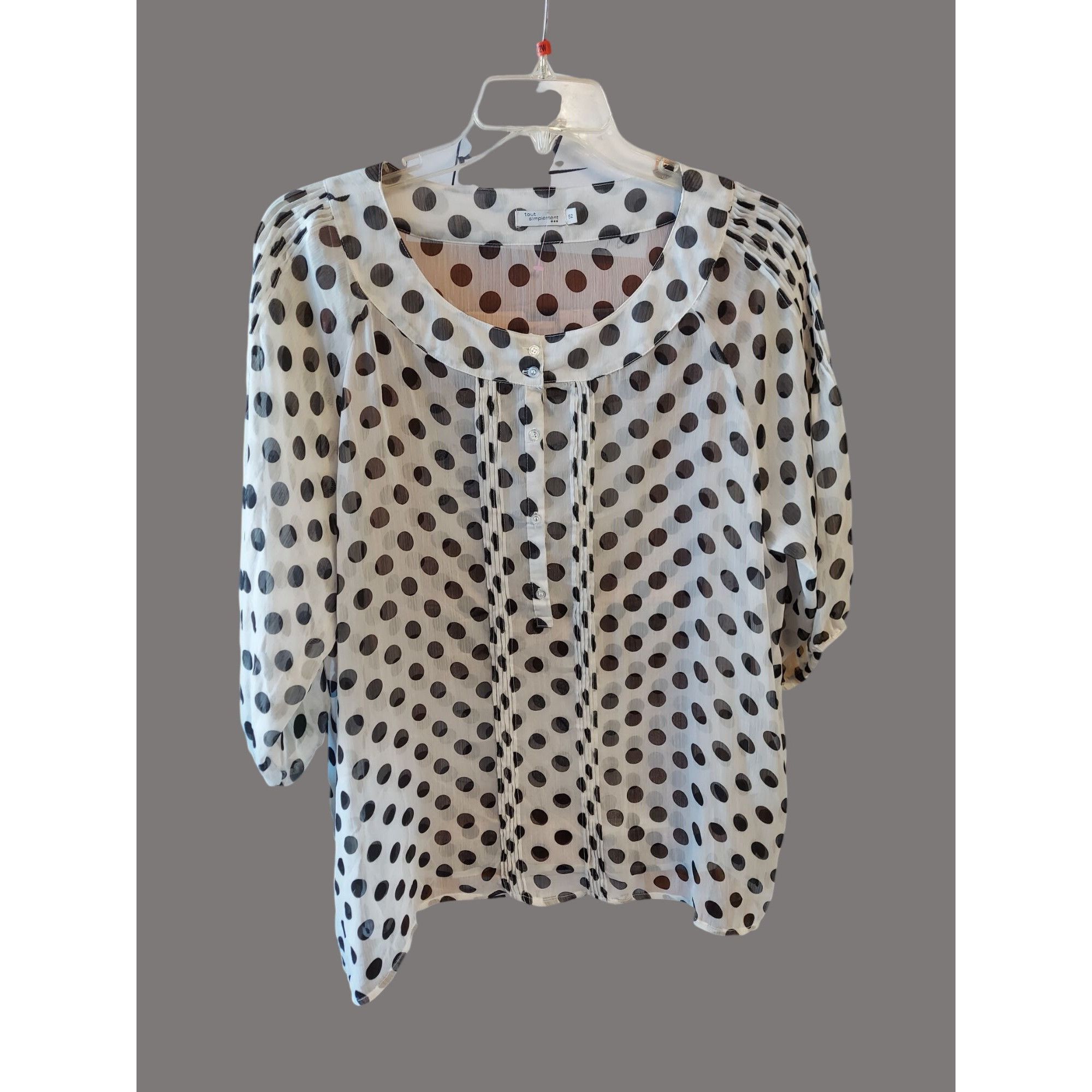 Other Set Of 3 Womens Plus Size Tops 4X Mixed Prints & Solids Q02 Size 4XL / US 24-26 - 4 Thumbnail