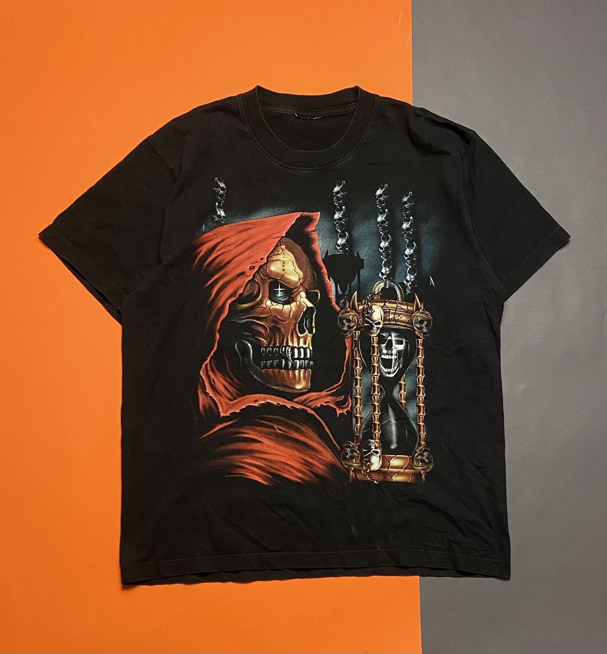 Band Tees × Vintage Vintage death skull t-shirt Size US L / EU 52-54 / 3 - 1 Thumbnail