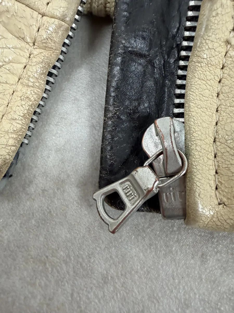 Dries Van Noten Dries Van Noten Beige Premium Leather Jacket Size US S / EU 44-46 / 1 - 9 Thumbnail