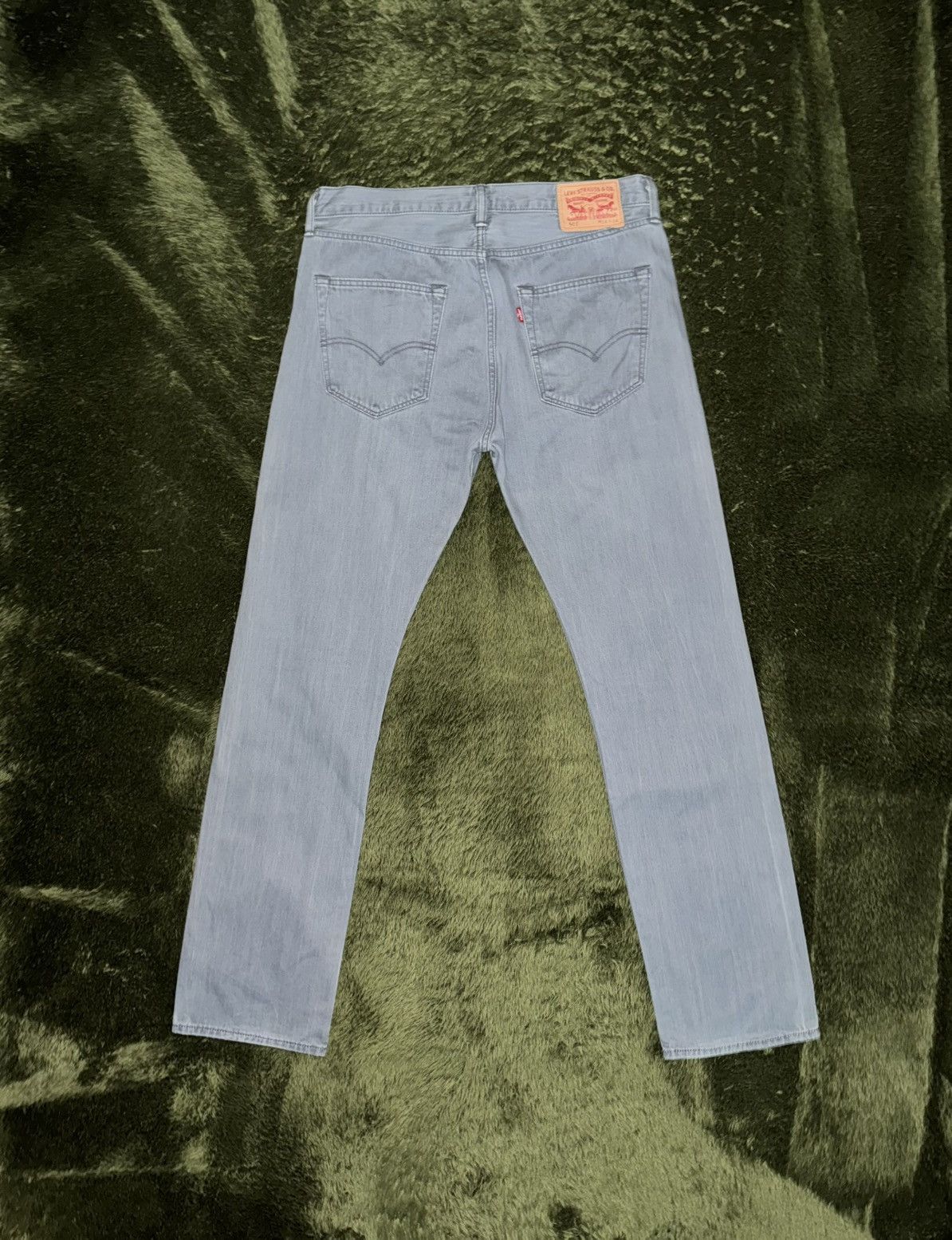 Levi's [W34/L34] Levi’s 501 Cotton Blend Leather Patch Denim Pants Size US 34 / EU 50 - 7 Thumbnail